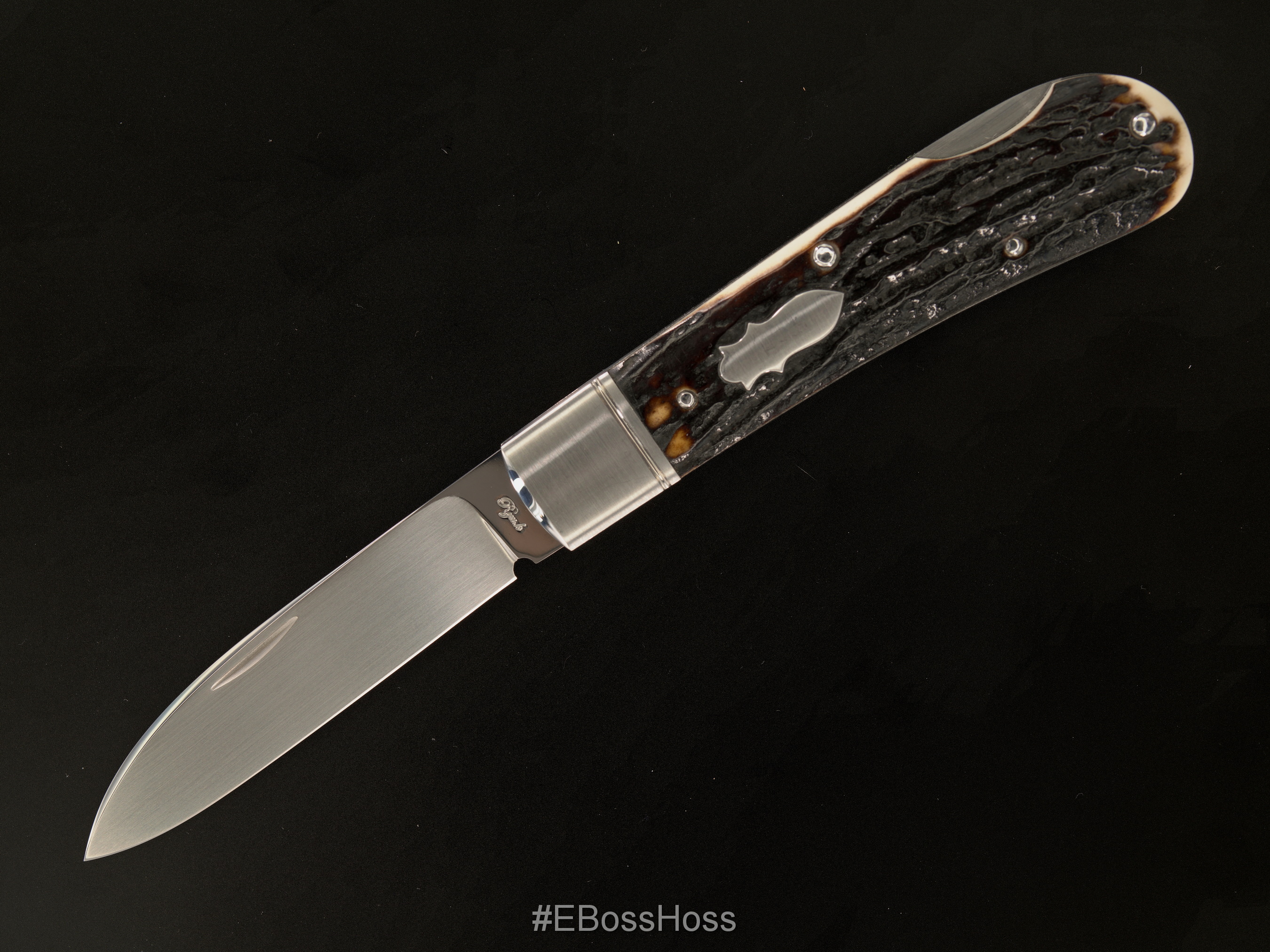 Ryu Kawamura Custom Stag Lockback Folder