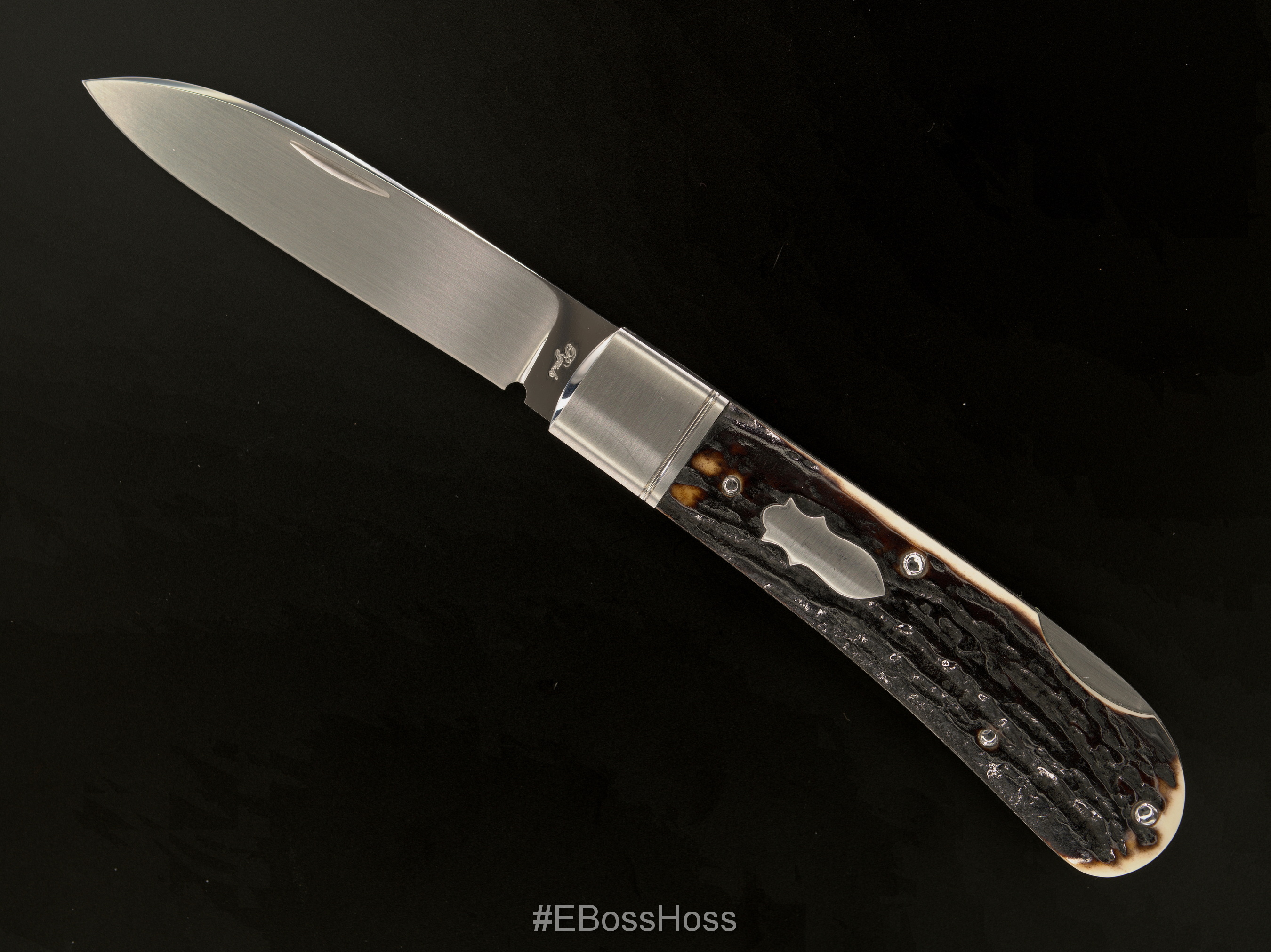 Ryu Kawamura Custom Stag Lockback Folder