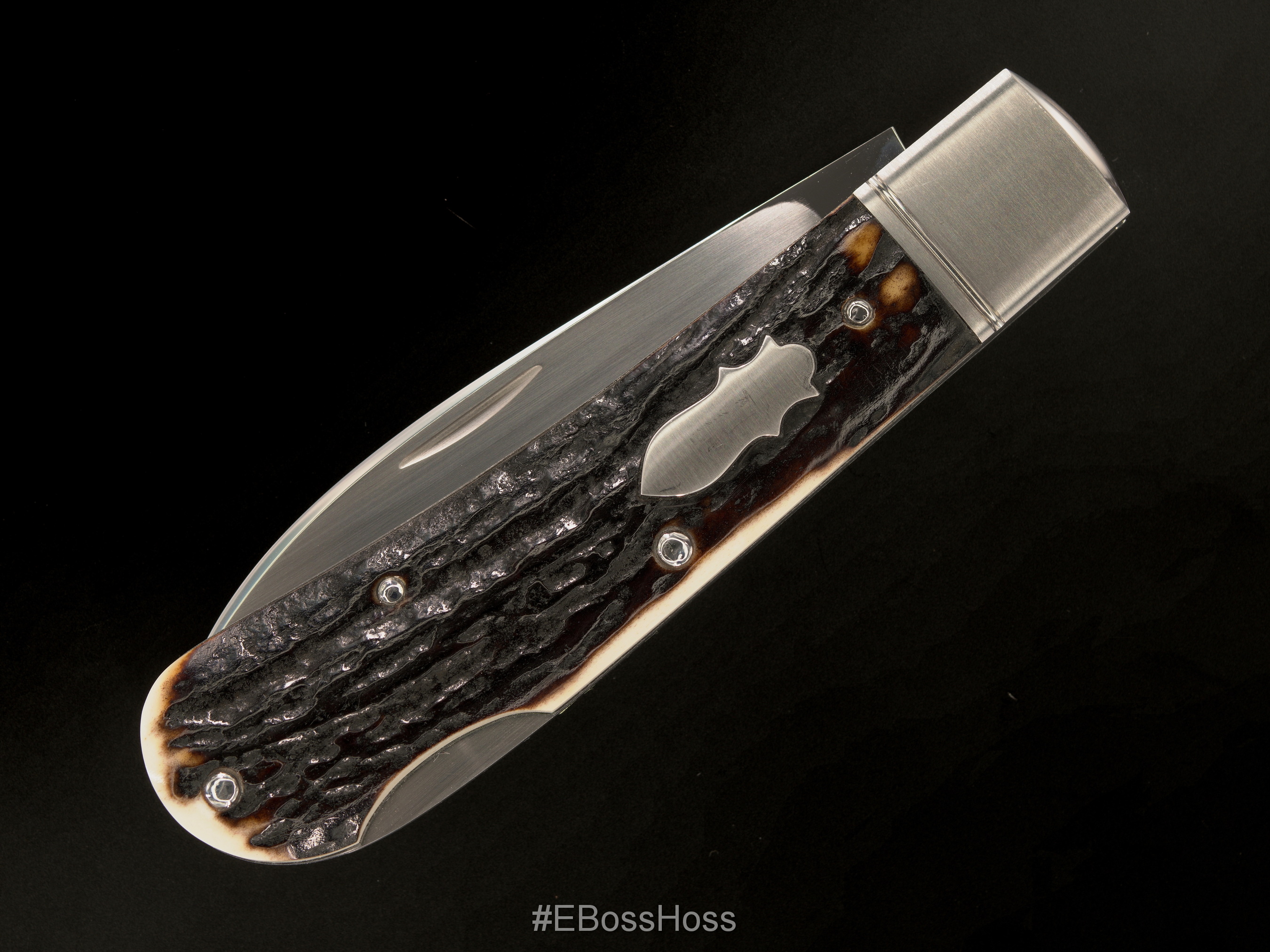 Ryu Kawamura Custom Stag Lockback Folder