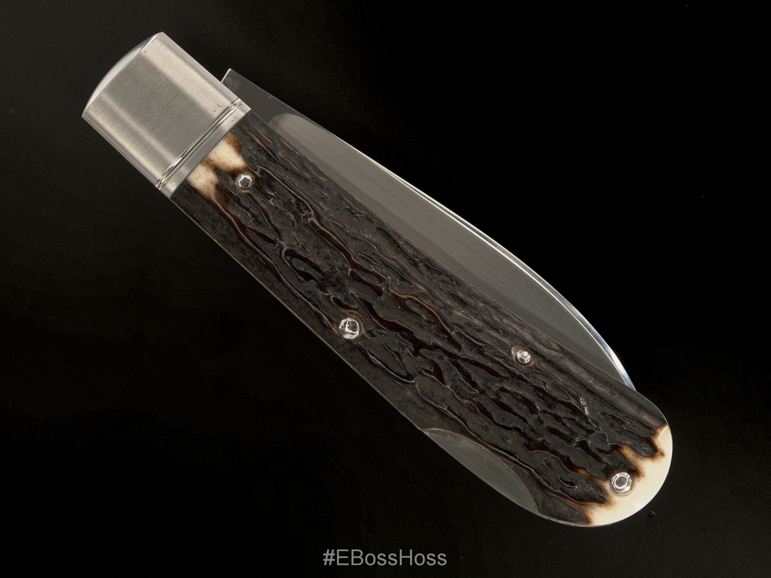 Ryu Kawamura Custom Stag Lockback Folder