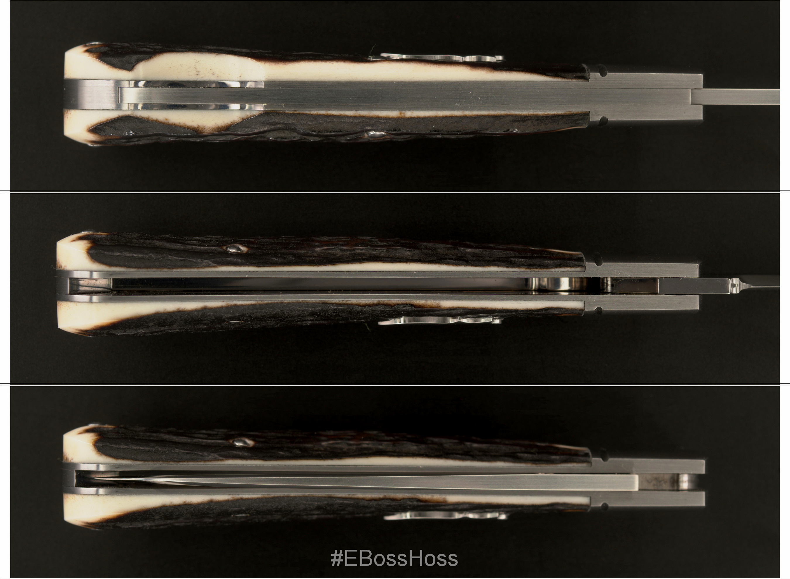 Ryu Kawamura Custom Stag Lockback Folder