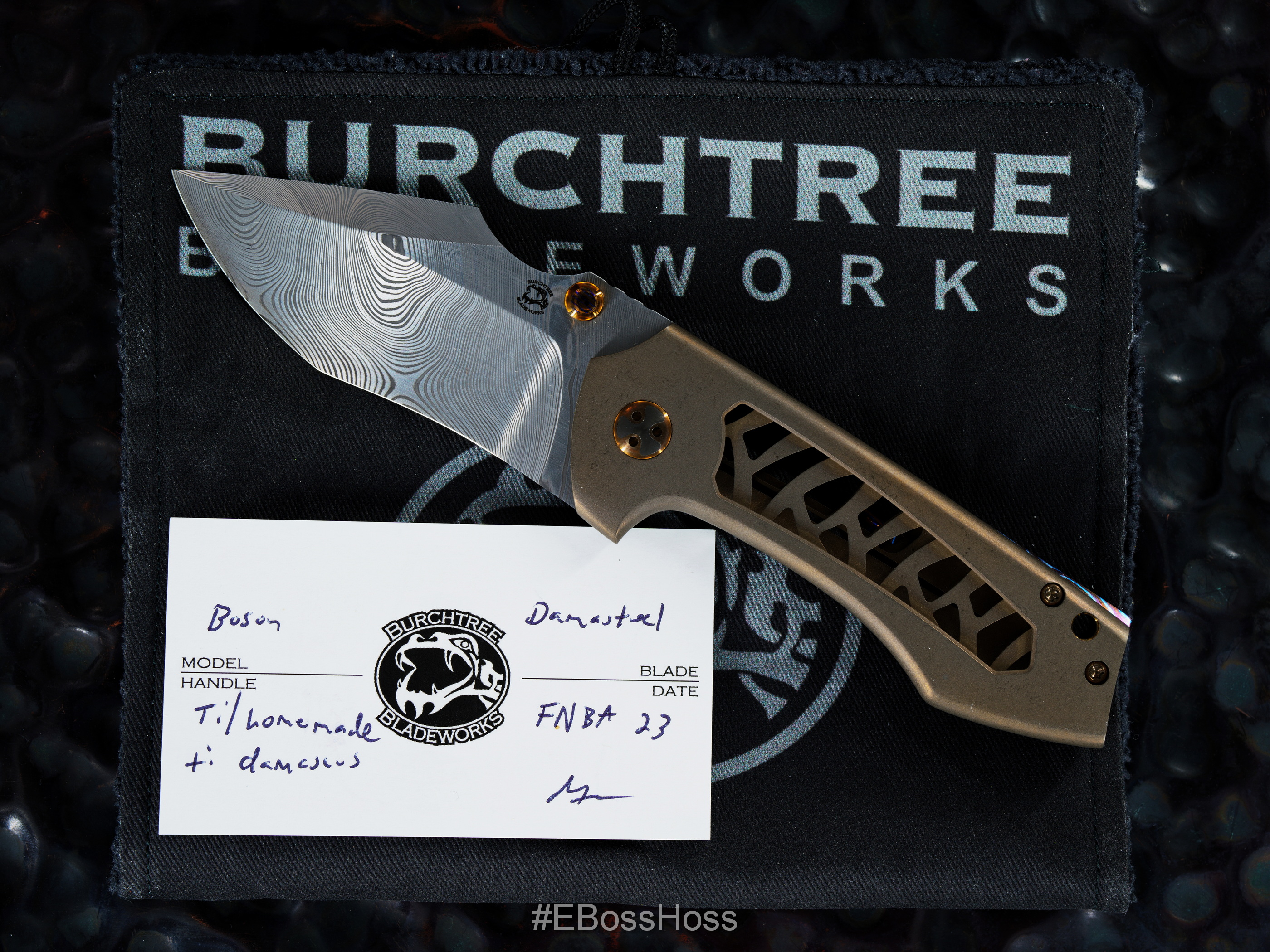 Michael Burch (Burchtree Bladeworks) Custom Deluxe Boson