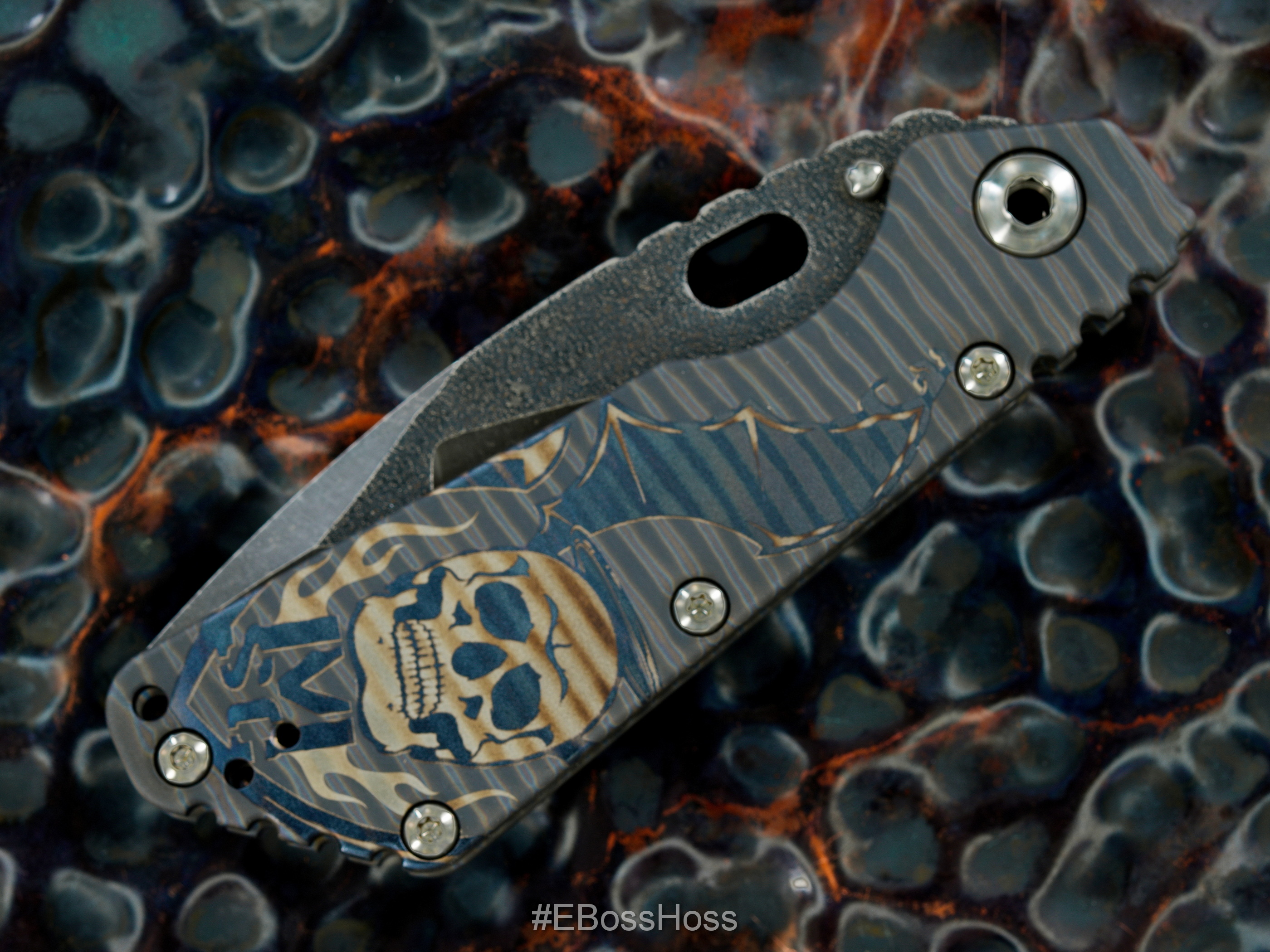 Mick Strider Custom (MSC) Batwing Nightmare Recurve Tanto SMF