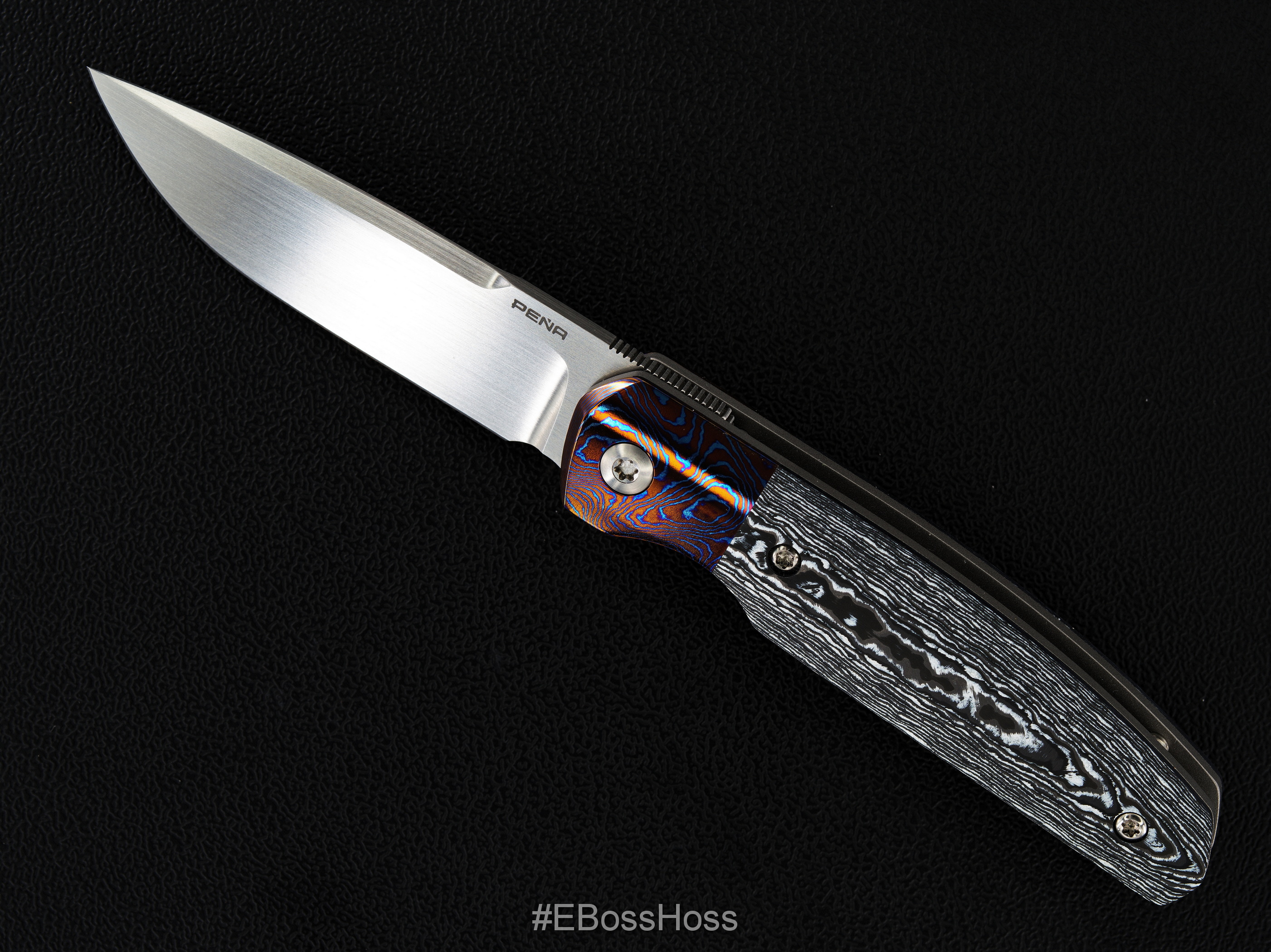 Enrique Peña Custom White Carboti Caballero Front Flipper