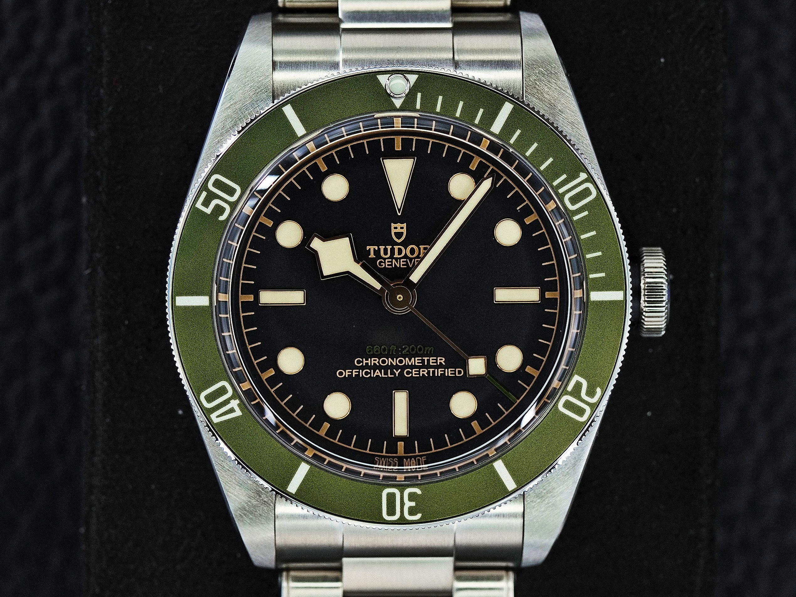 Tudor Heritage79230G  Black Bay Harrods Exclusive 41mm Green SS
