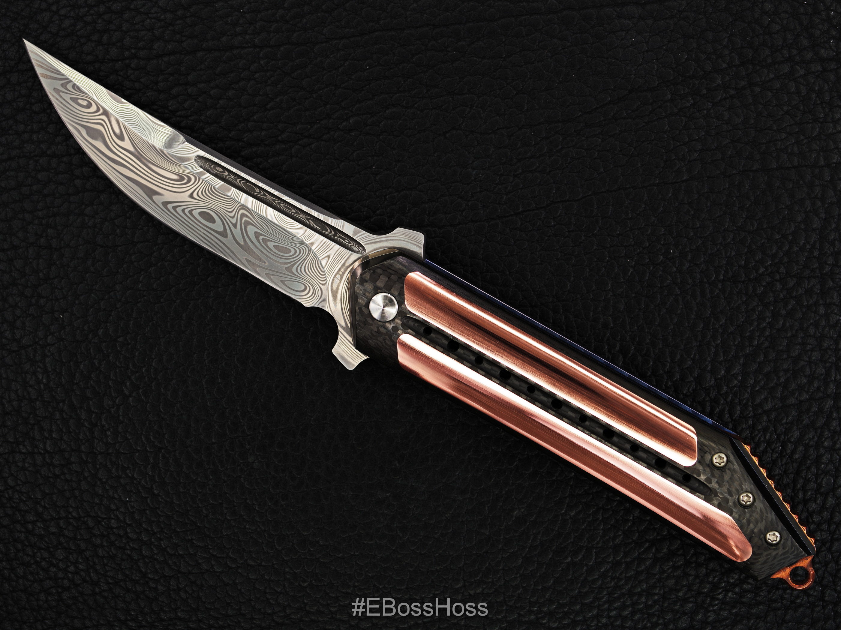 Todd Begg Custom Very Deluxe Copper Kwaiken Flipper