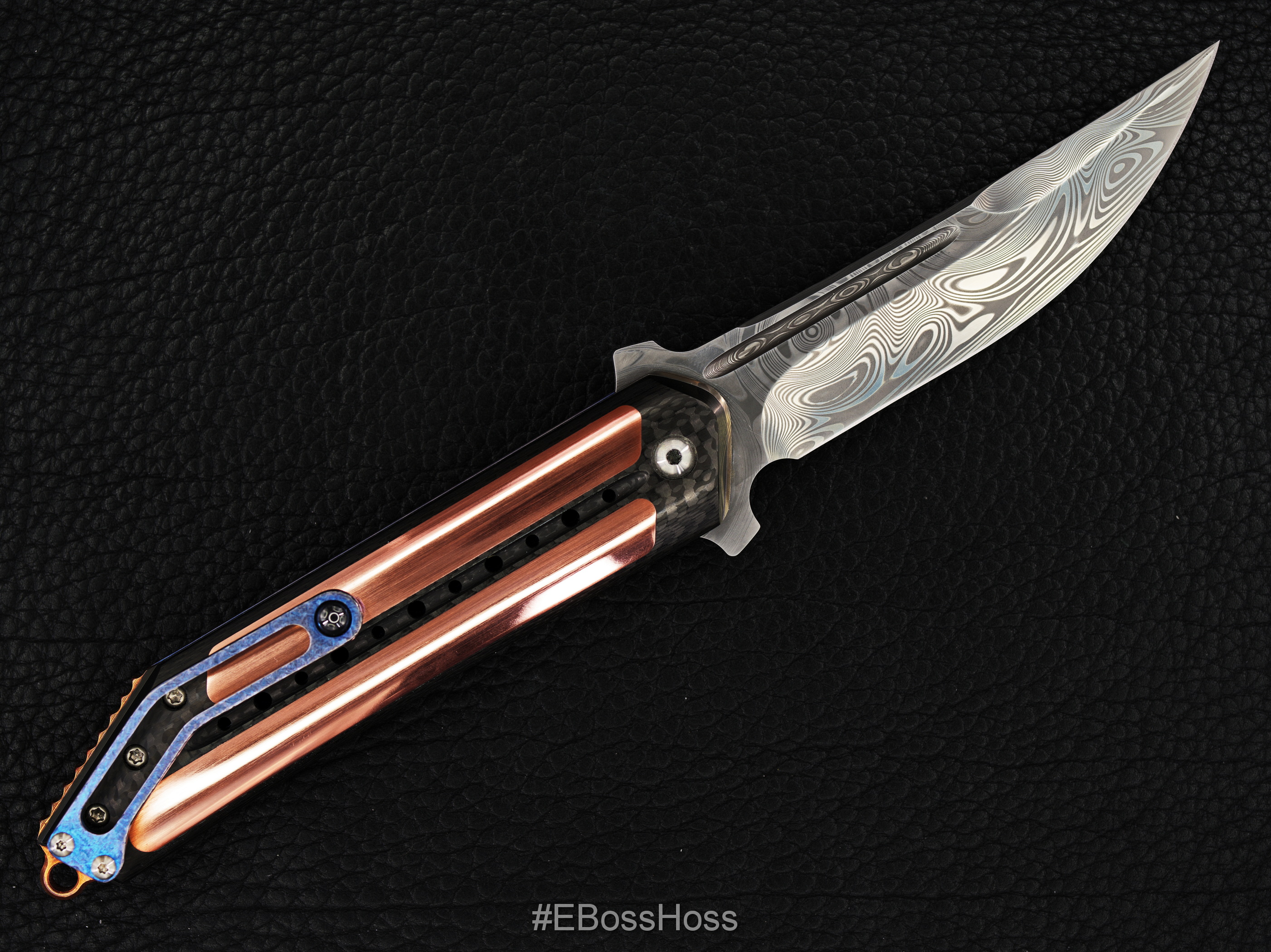 Todd Begg Custom Very Deluxe Copper Kwaiken Flipper