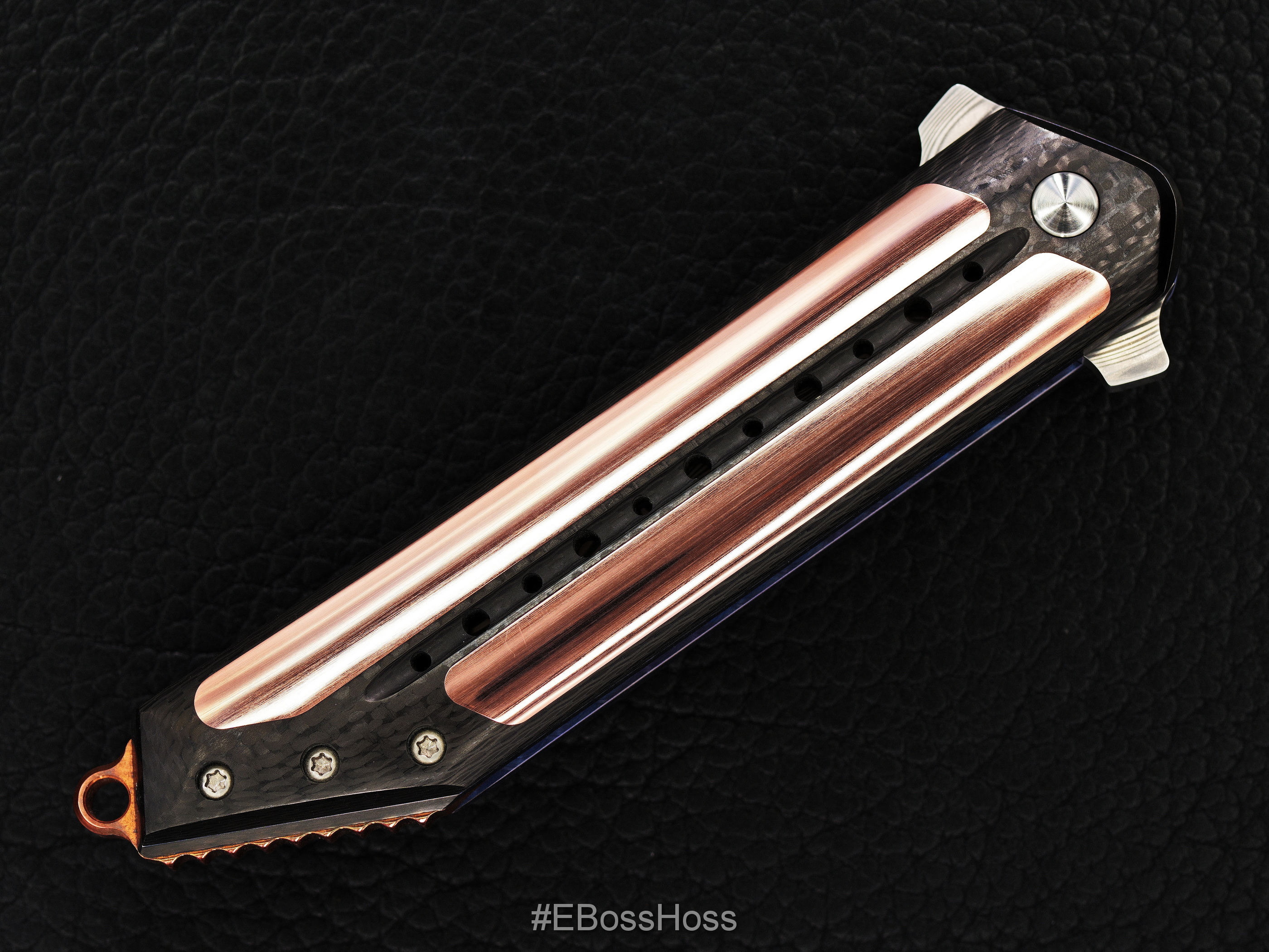 Todd Begg Custom Very Deluxe Copper Kwaiken Flipper