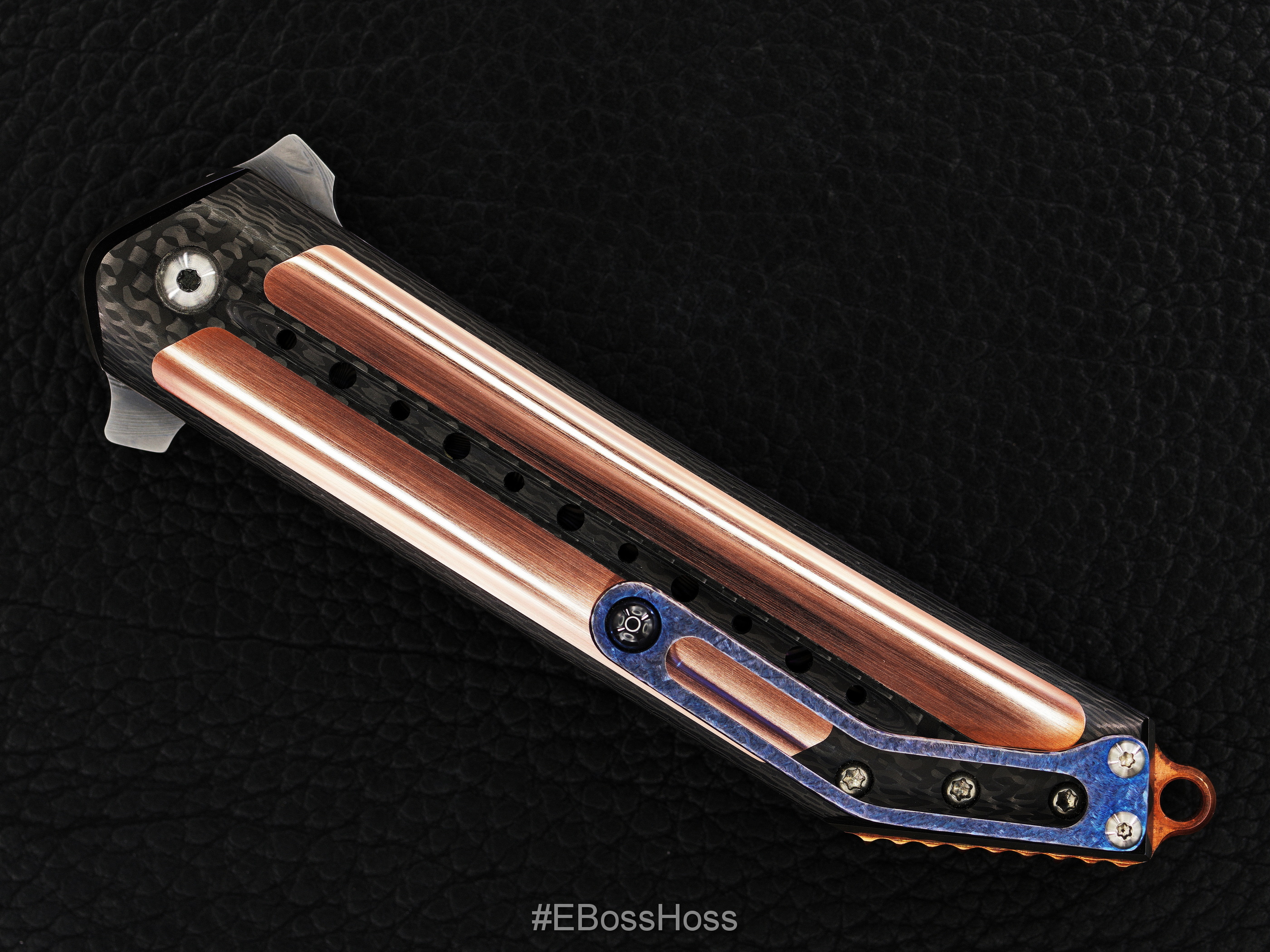 Todd Begg Custom Very Deluxe Copper Kwaiken Flipper
