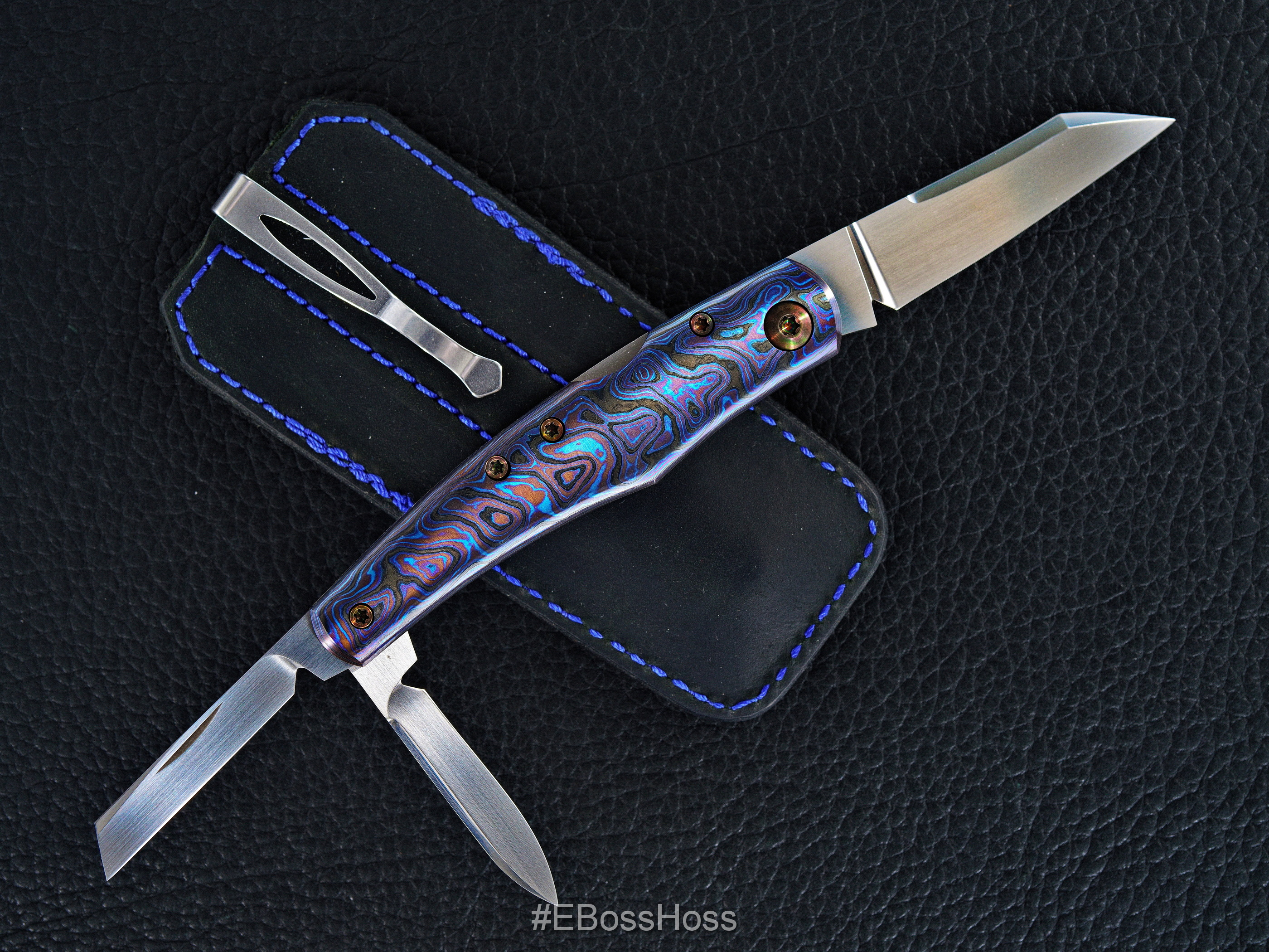 Jared Oeser Custom Deluxe Native Lockback Whittler