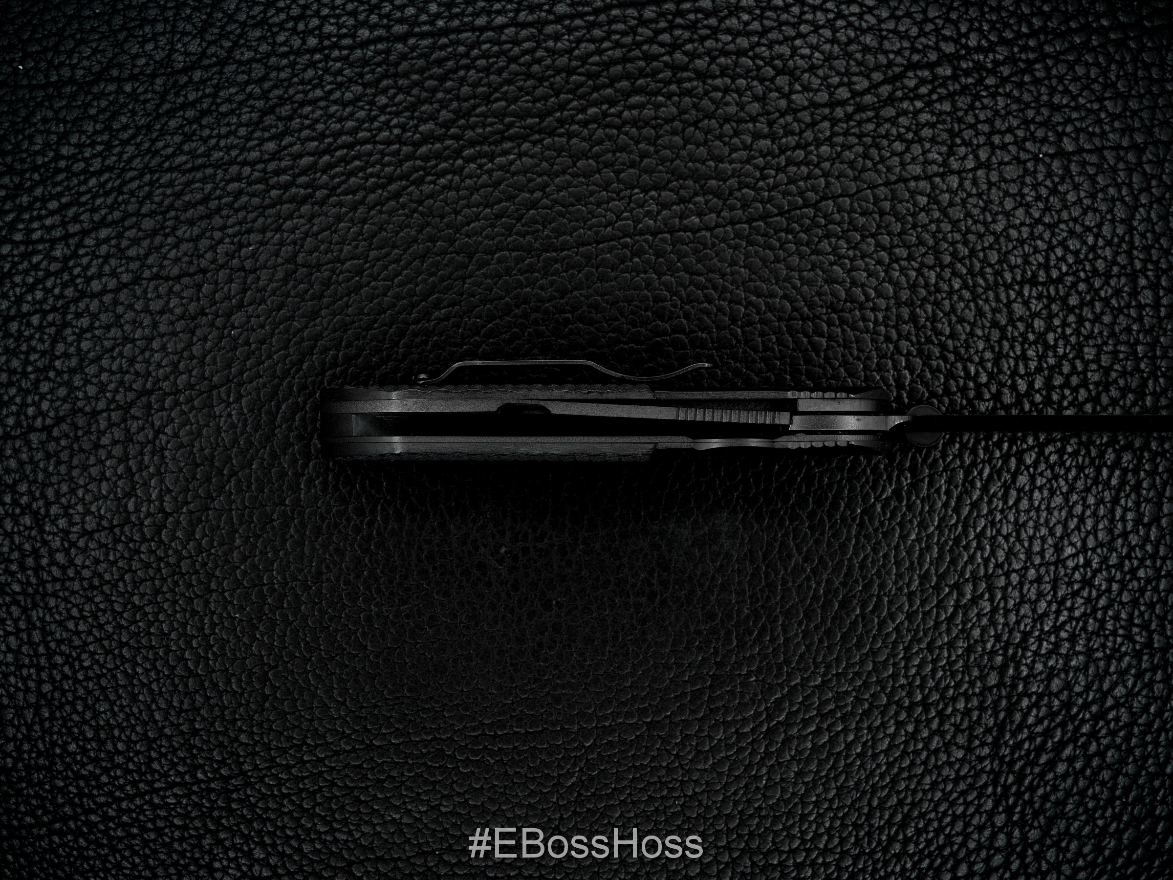 Ernie Emerson Custom Black CQC-6 - Rare Emerson Hand Made Logo