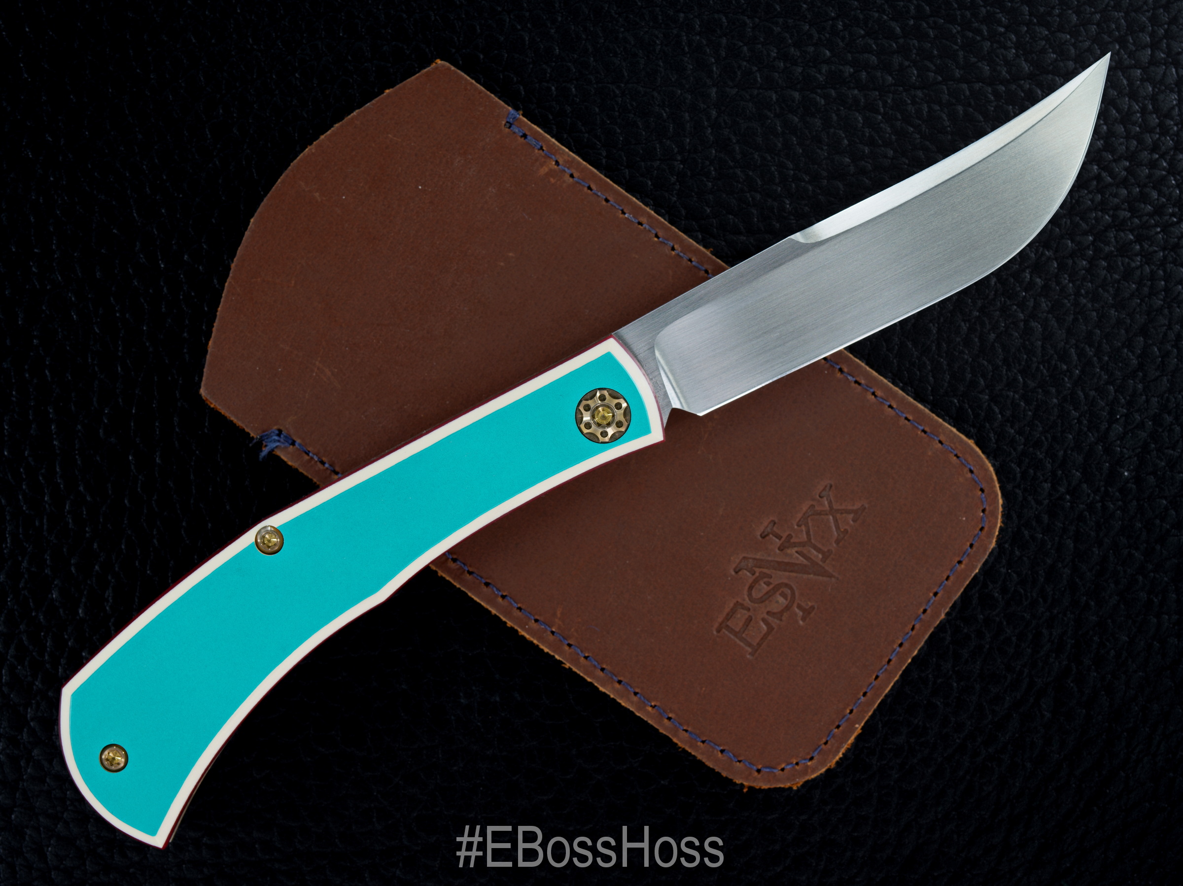 ESNYX Custom Snook Slipjoint by Evan Nicoliades