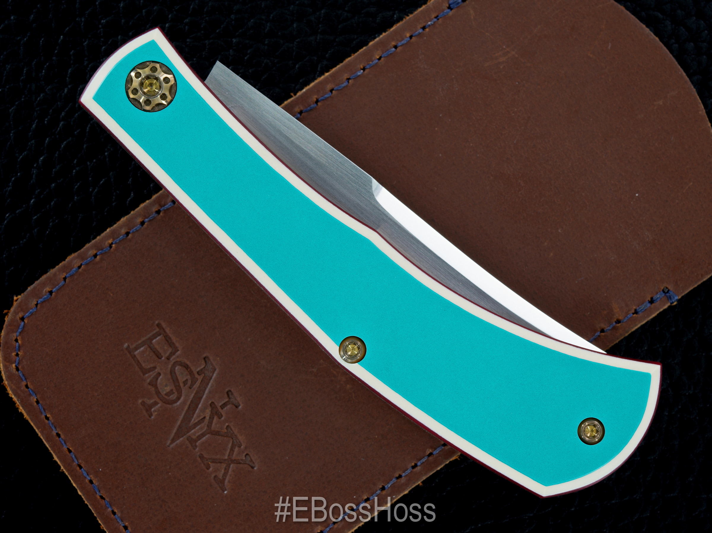 ESNYX Custom Snook Slipjoint by Evan Nicoliades