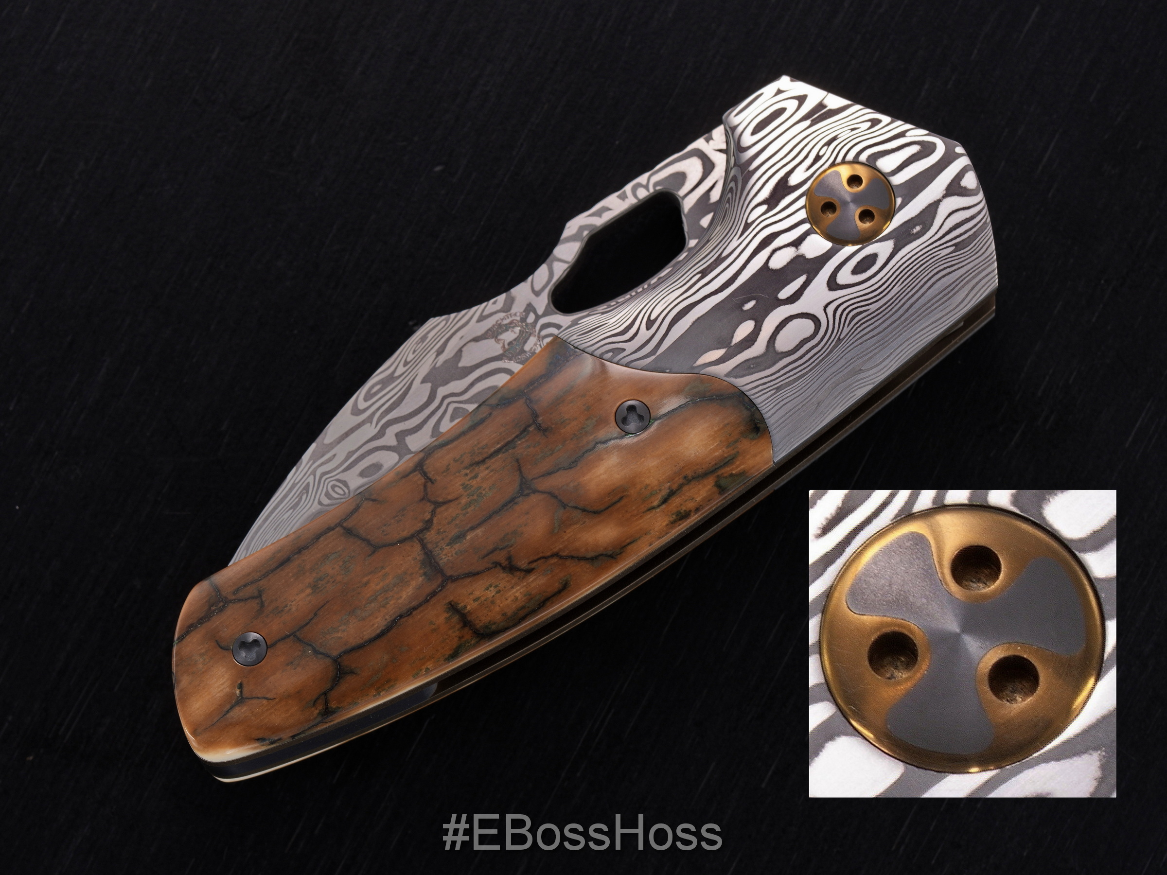 Michael Burch (BurchTree Bladeworks) Custom ""FANCY FRED"" Knife