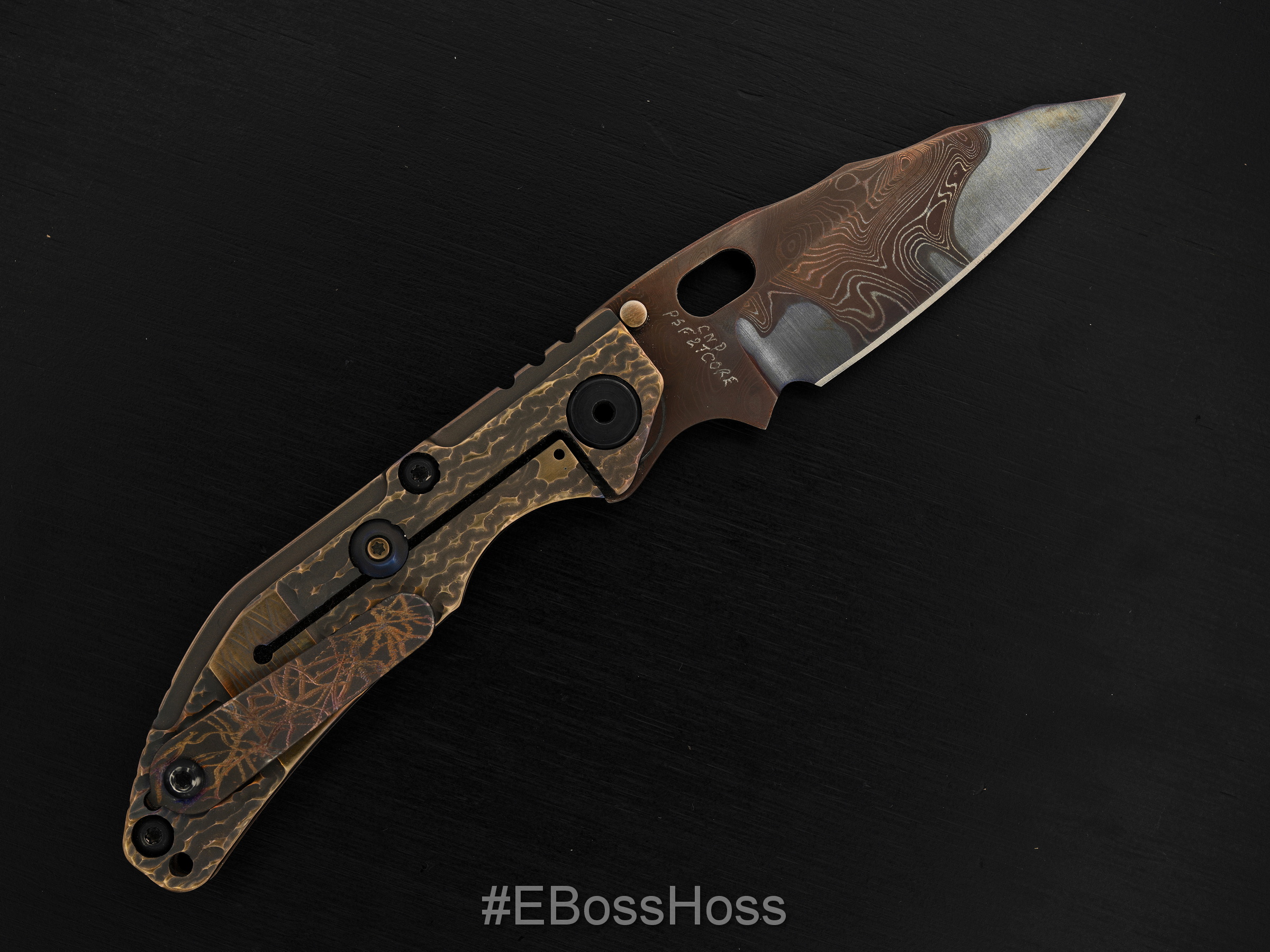 Duane Dwyer Custom BBN-M Wharncliffe Folder