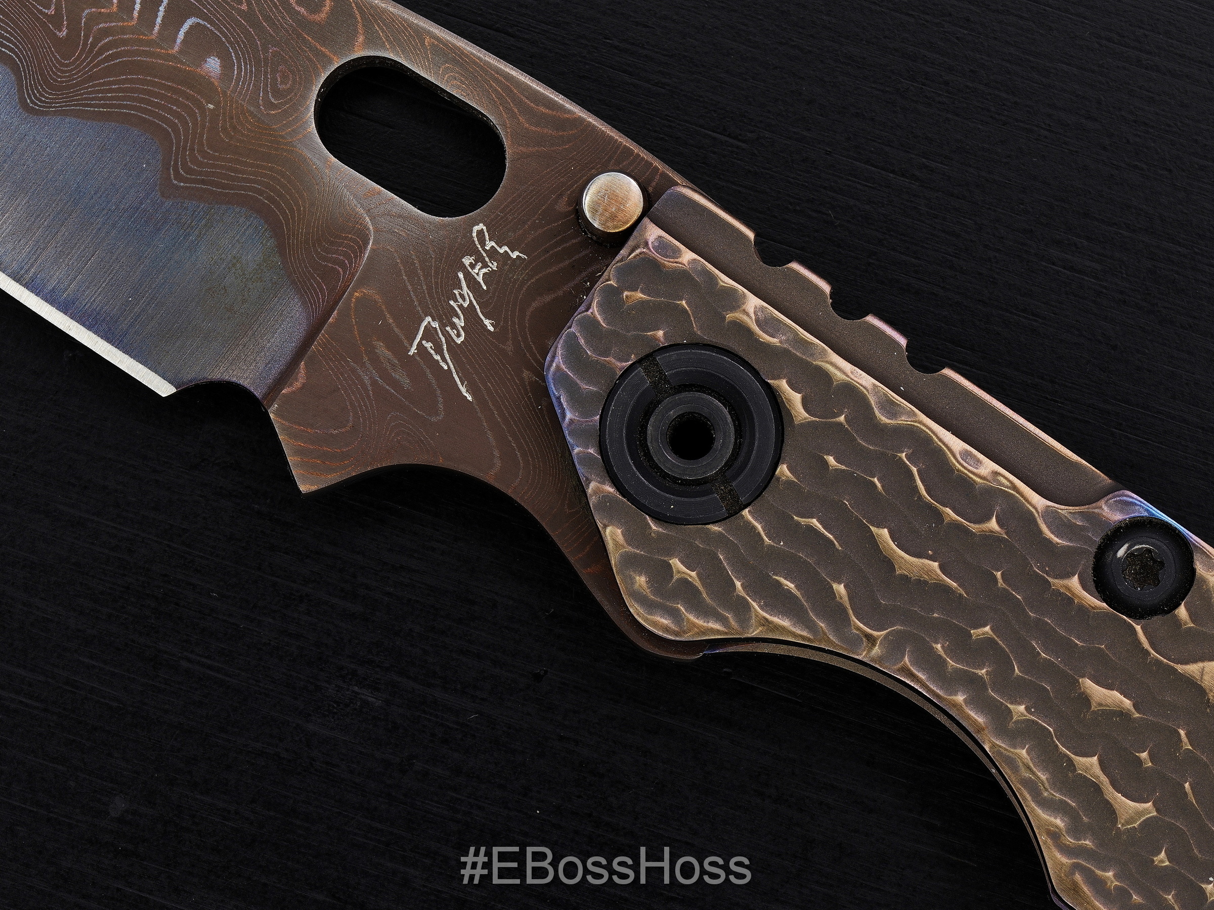 Duane Dwyer Custom BBN-M Wharncliffe Folder