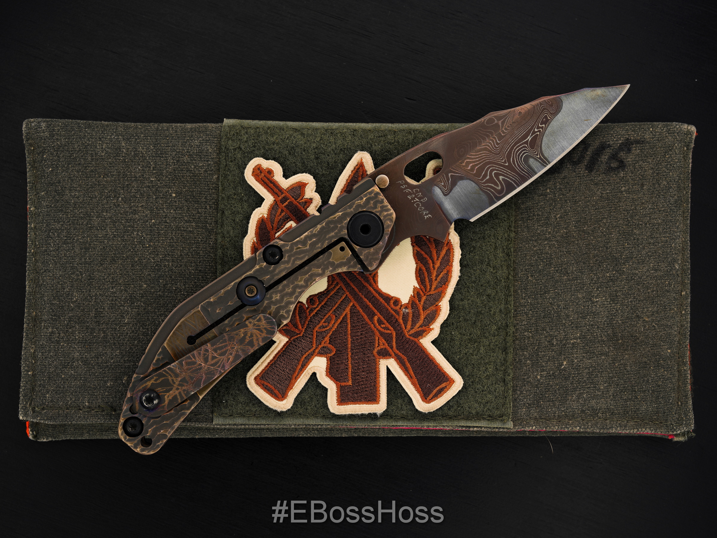 Duane Dwyer Custom BBN-M Wharncliffe Folder