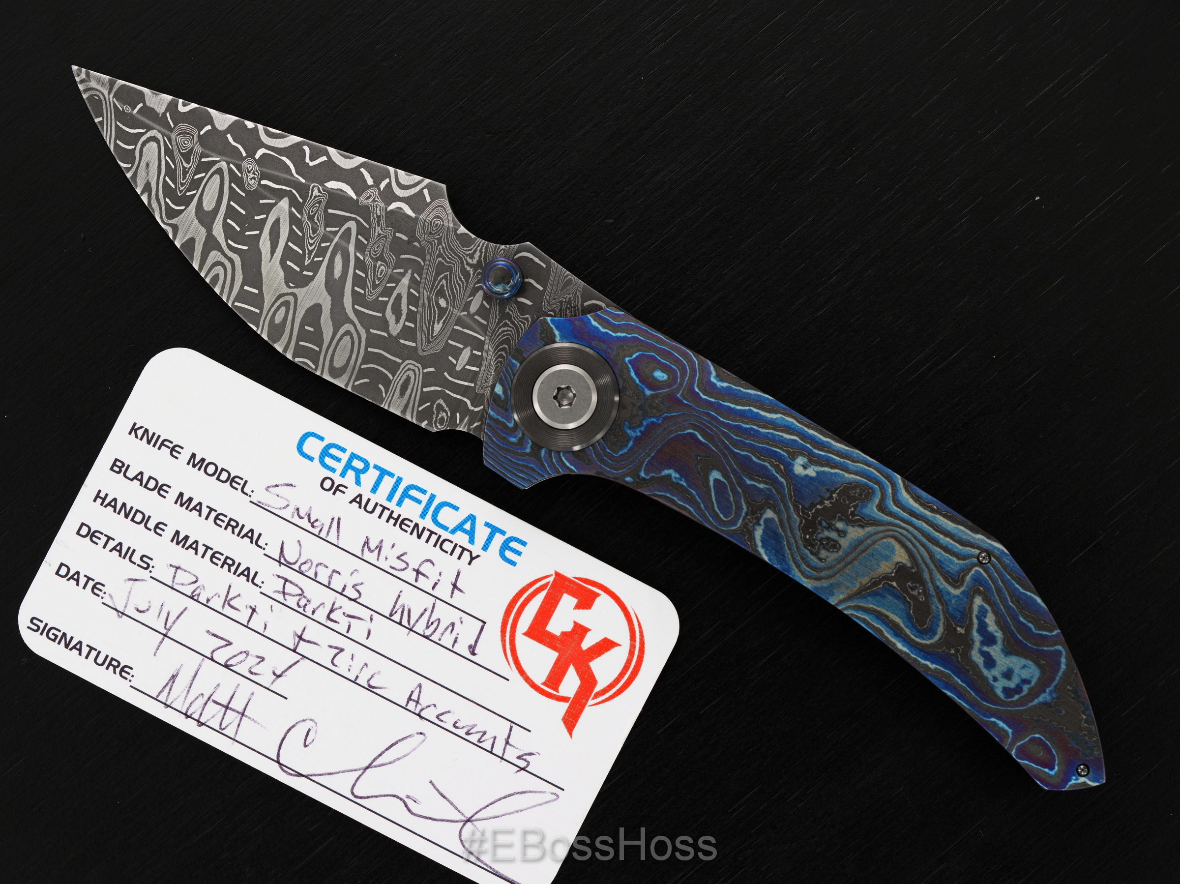 Christensen Knifeworks Custom Deluxe Small Misfit by Matthew Christensen