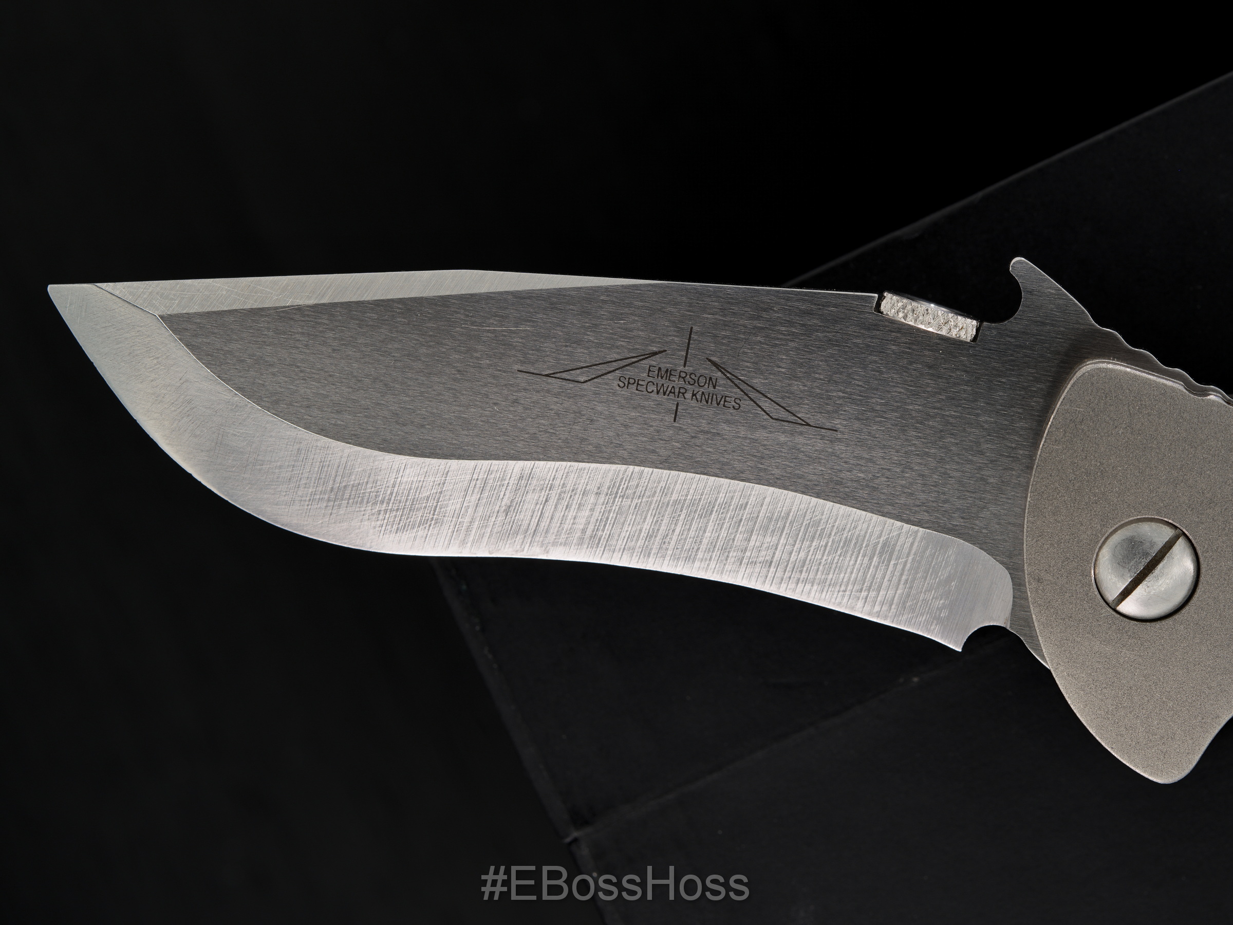 Ernie Emerson Custom Bolstered Chisel-ground ES1-M ''Mini''
