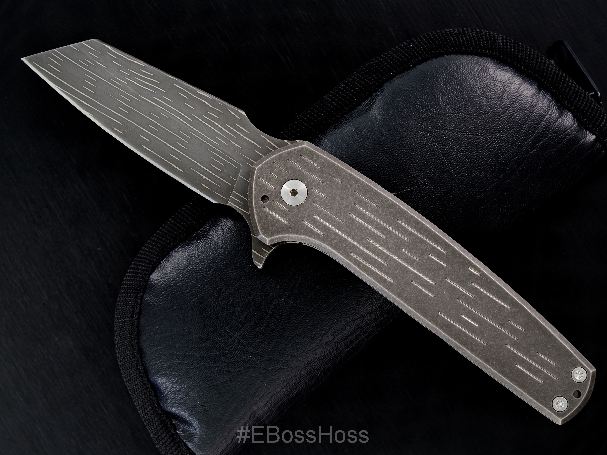 Brad Blount (JBB Knives) Custom Fuse Framelock Flipper