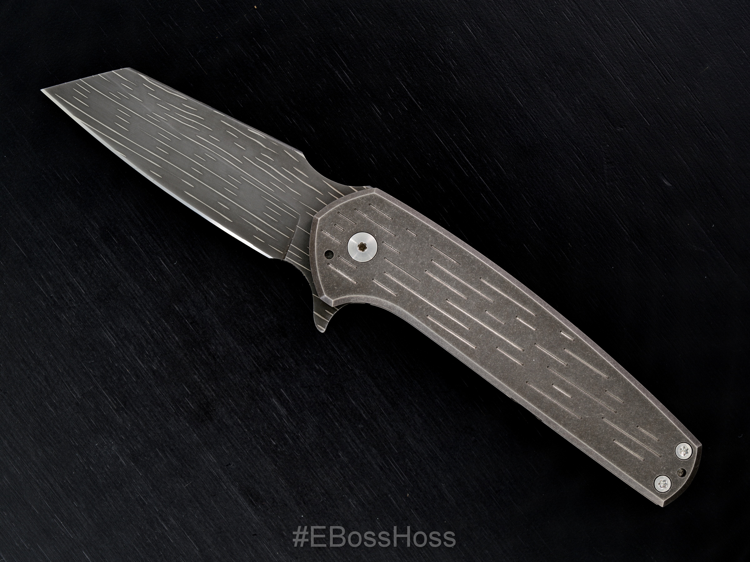 Brad Blount (JBB Knives) Custom Fuse Framelock Flipper