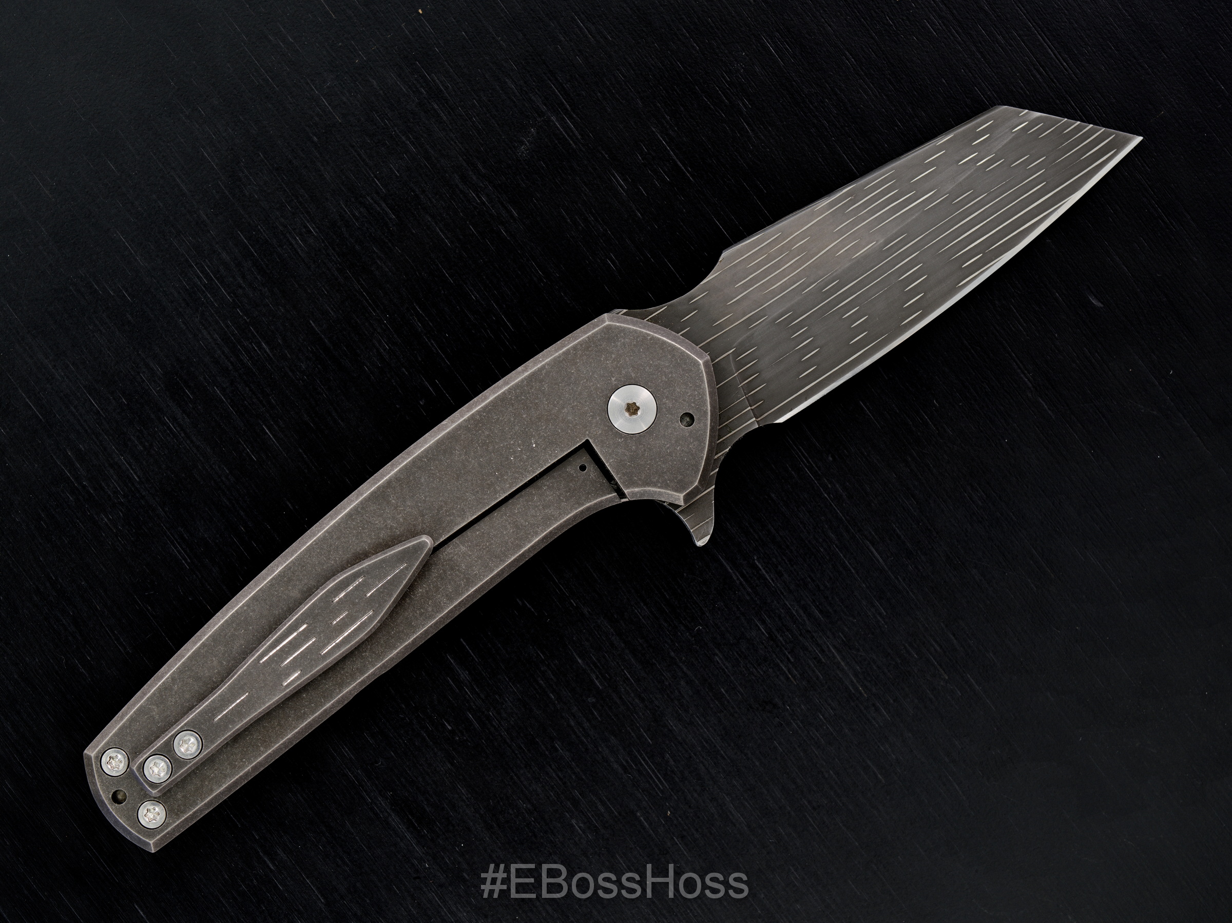 Brad Blount (JBB Knives) Custom Fuse Framelock Flipper