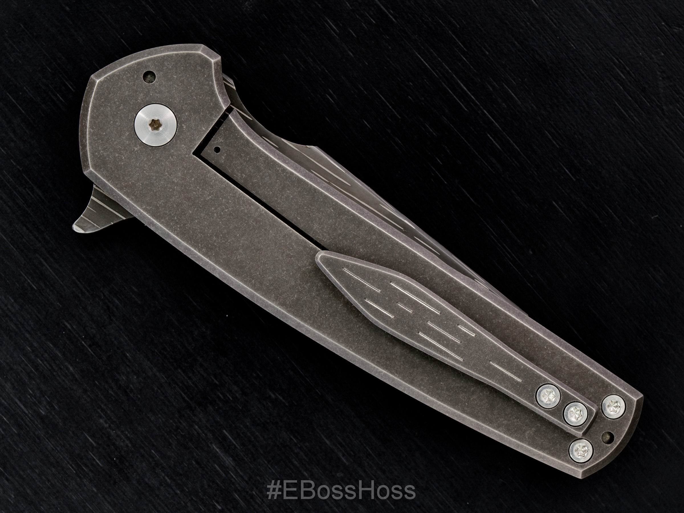Brad Blount (JBB Knives) Custom Fuse Framelock Flipper