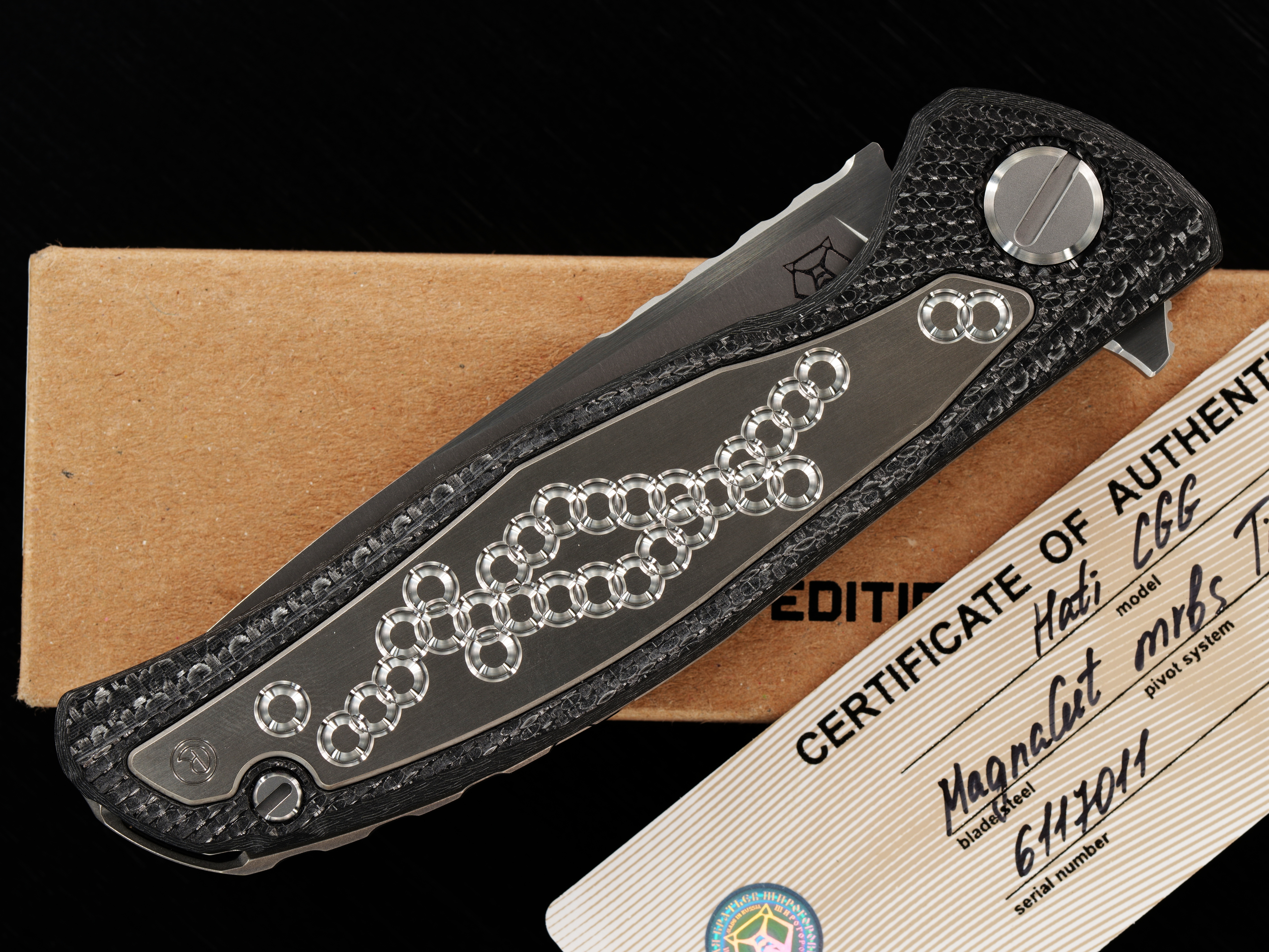 Shirogorov Knives - Chris Reeve Knives Special Edition Collaboration Hati CGG Flipper