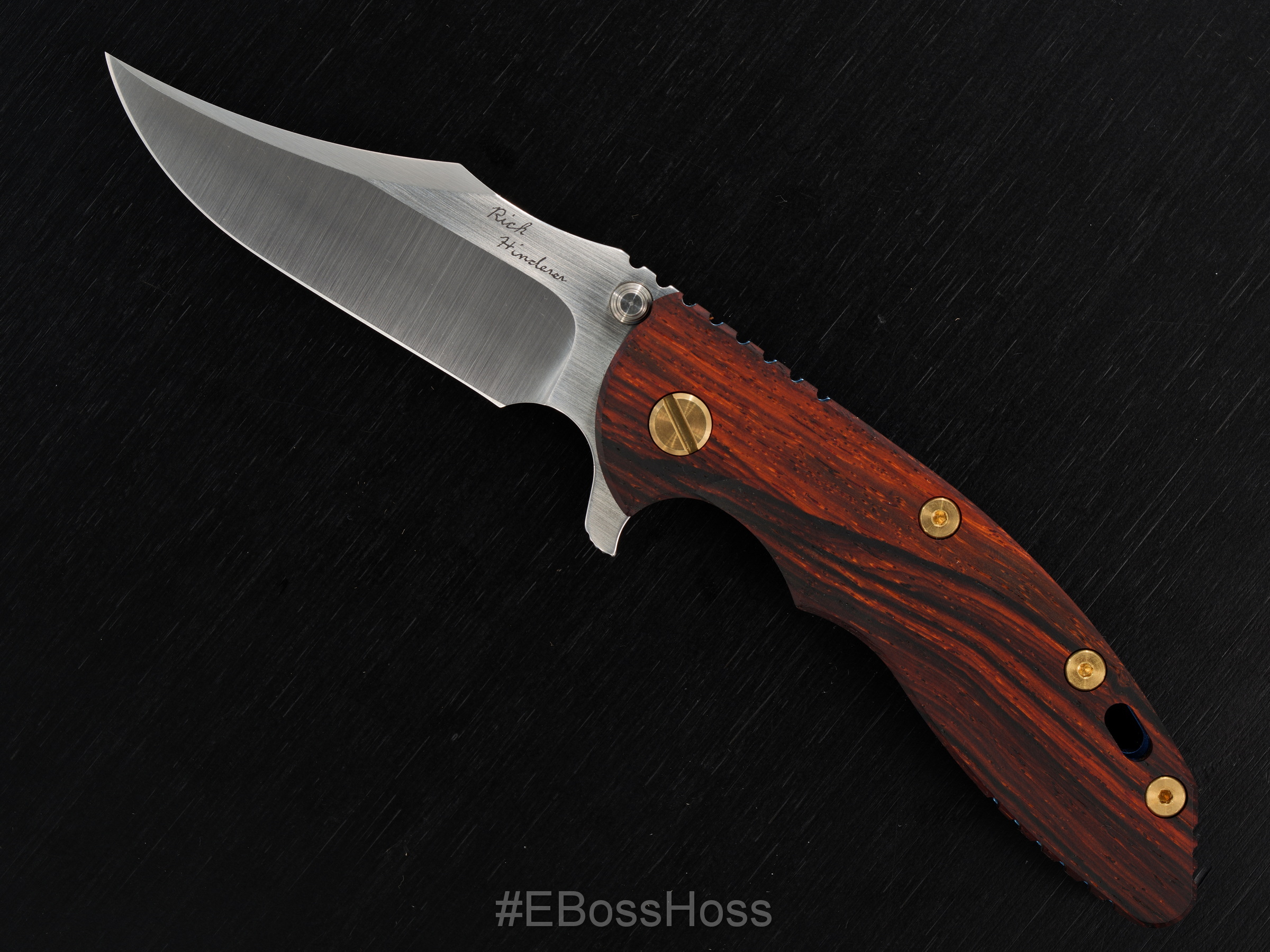 Rick Hinderer Custom XM-18 Bowie Flipper