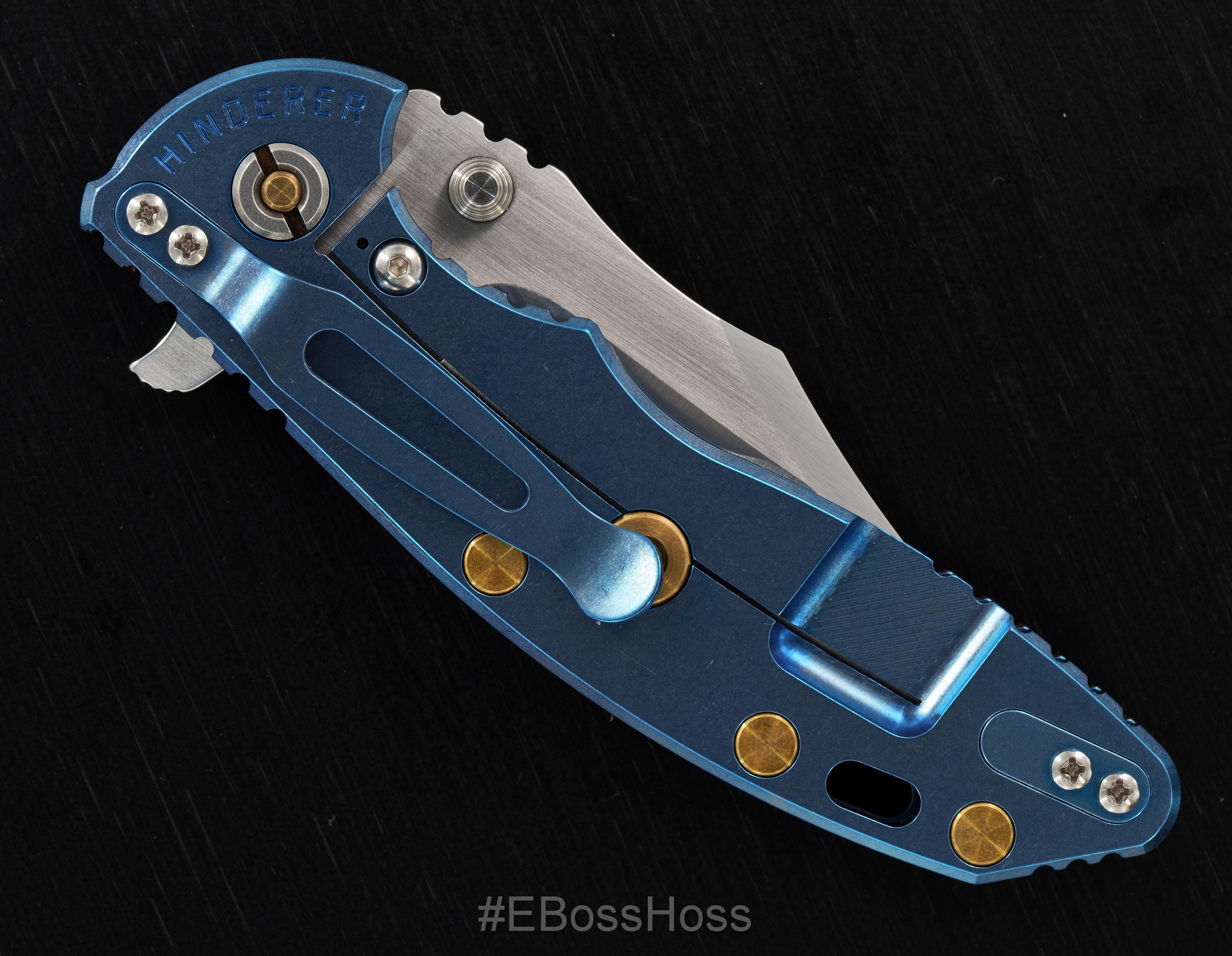 Rick Hinderer Custom XM-18 Bowie Flipper