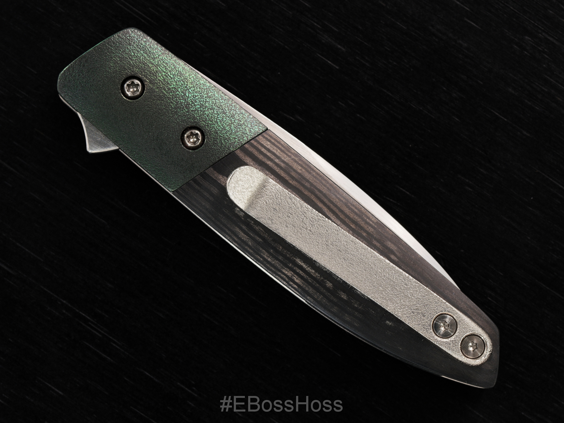 Tom Krein Custom Splinter Linerlock Flipper