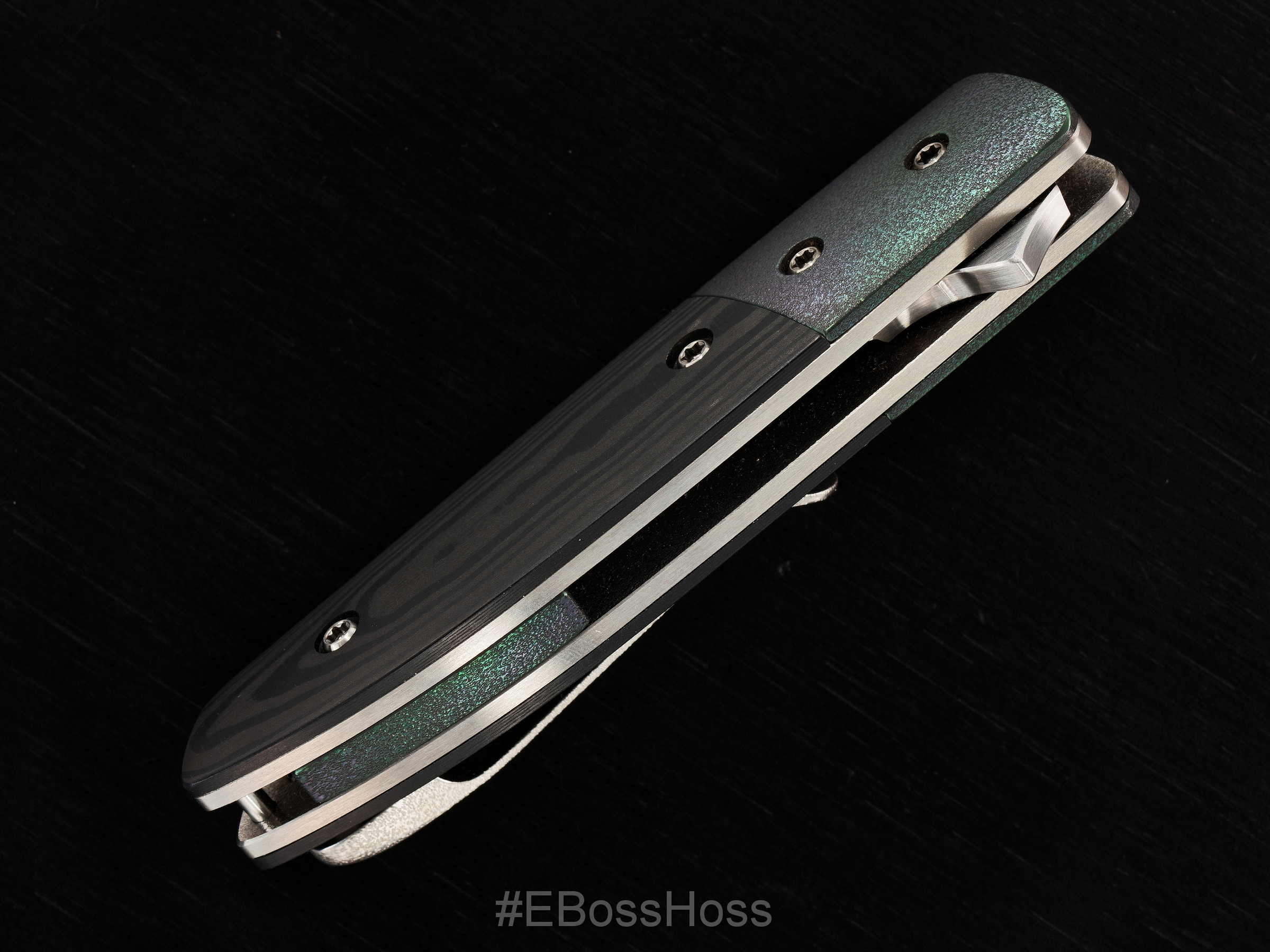 Tom Krein Custom Splinter Linerlock Flipper