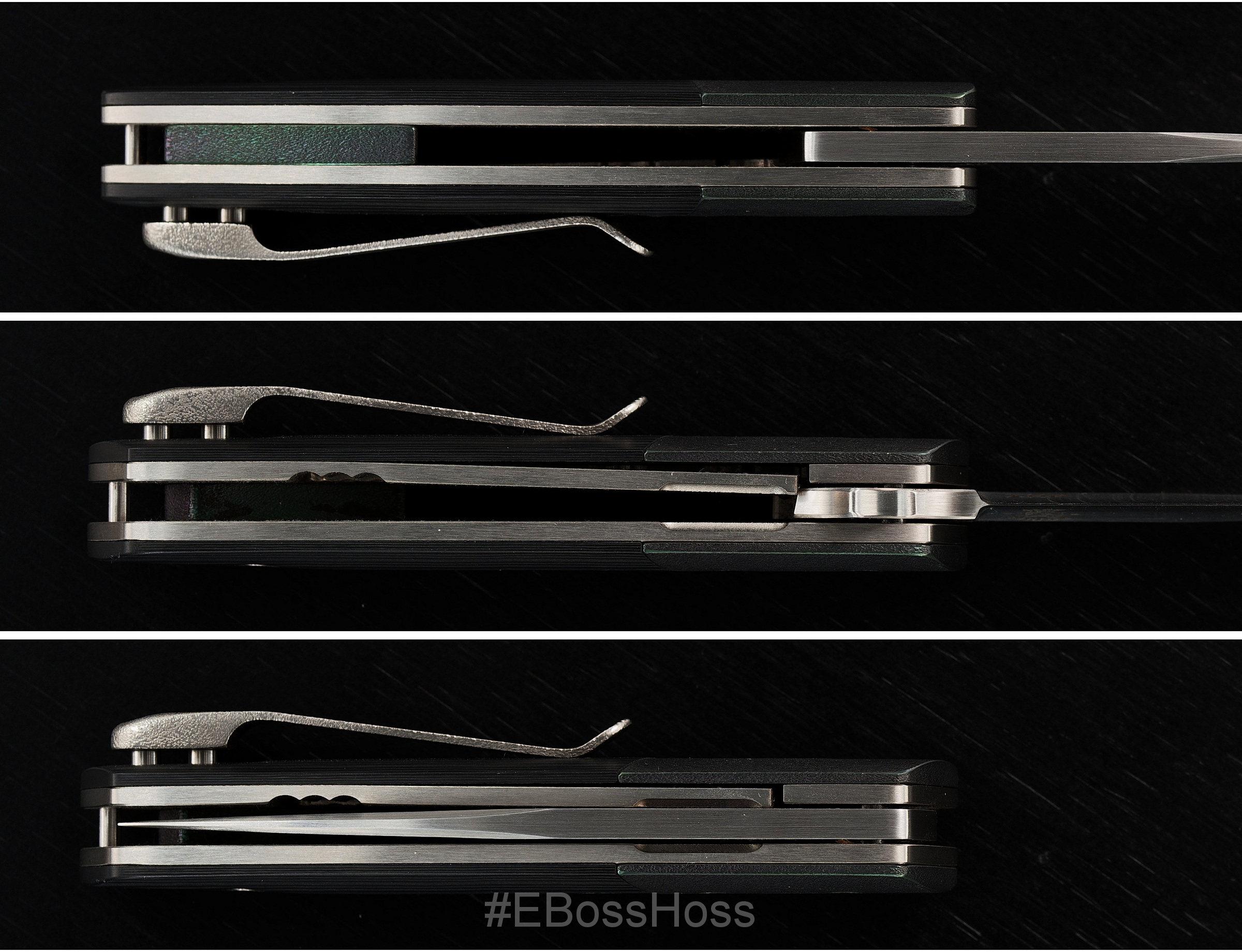 Tom Krein Custom Splinter Linerlock Flipper