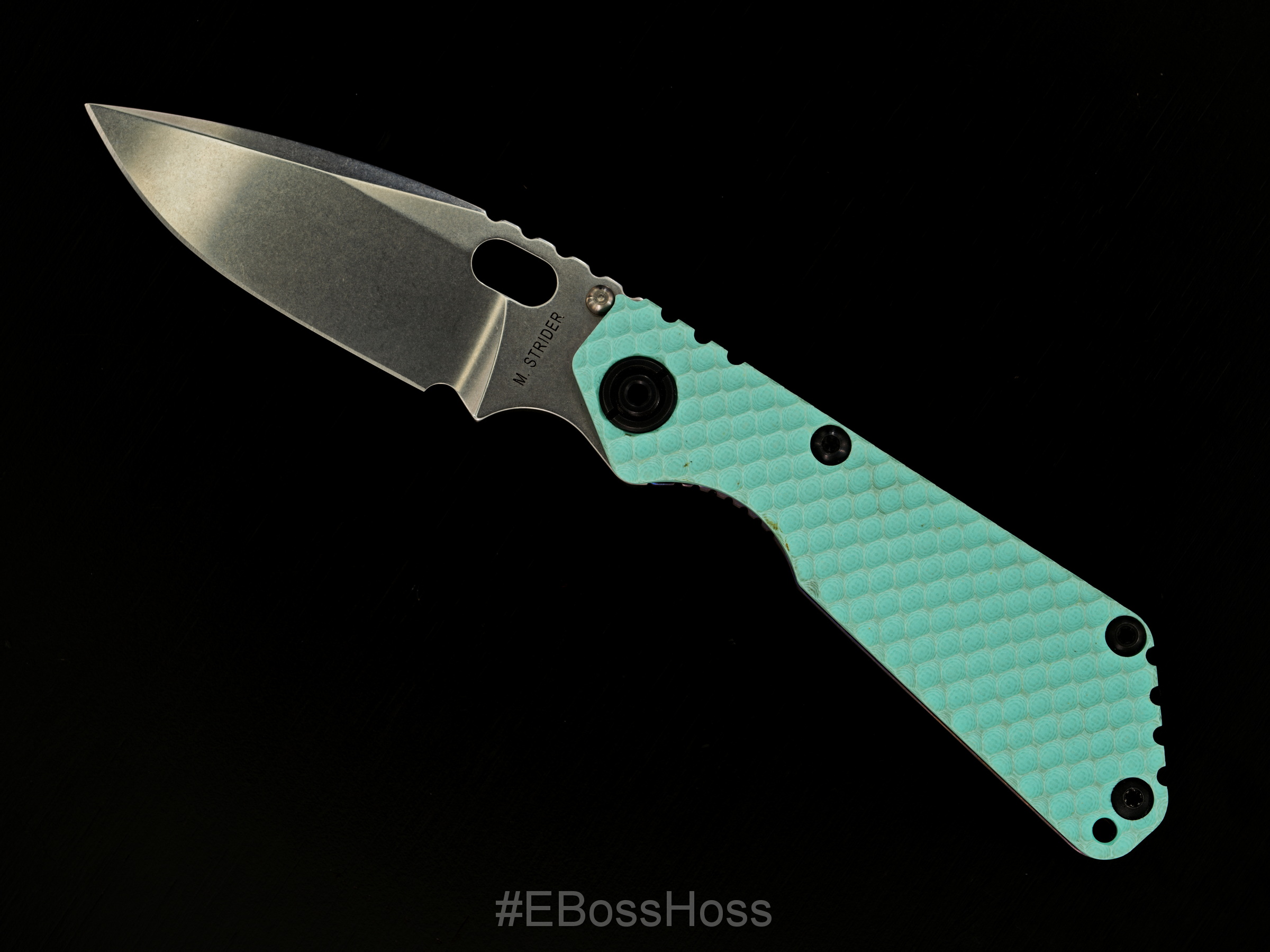 Strider Knives Double Gunner Grip SnG in Tiffany G10
