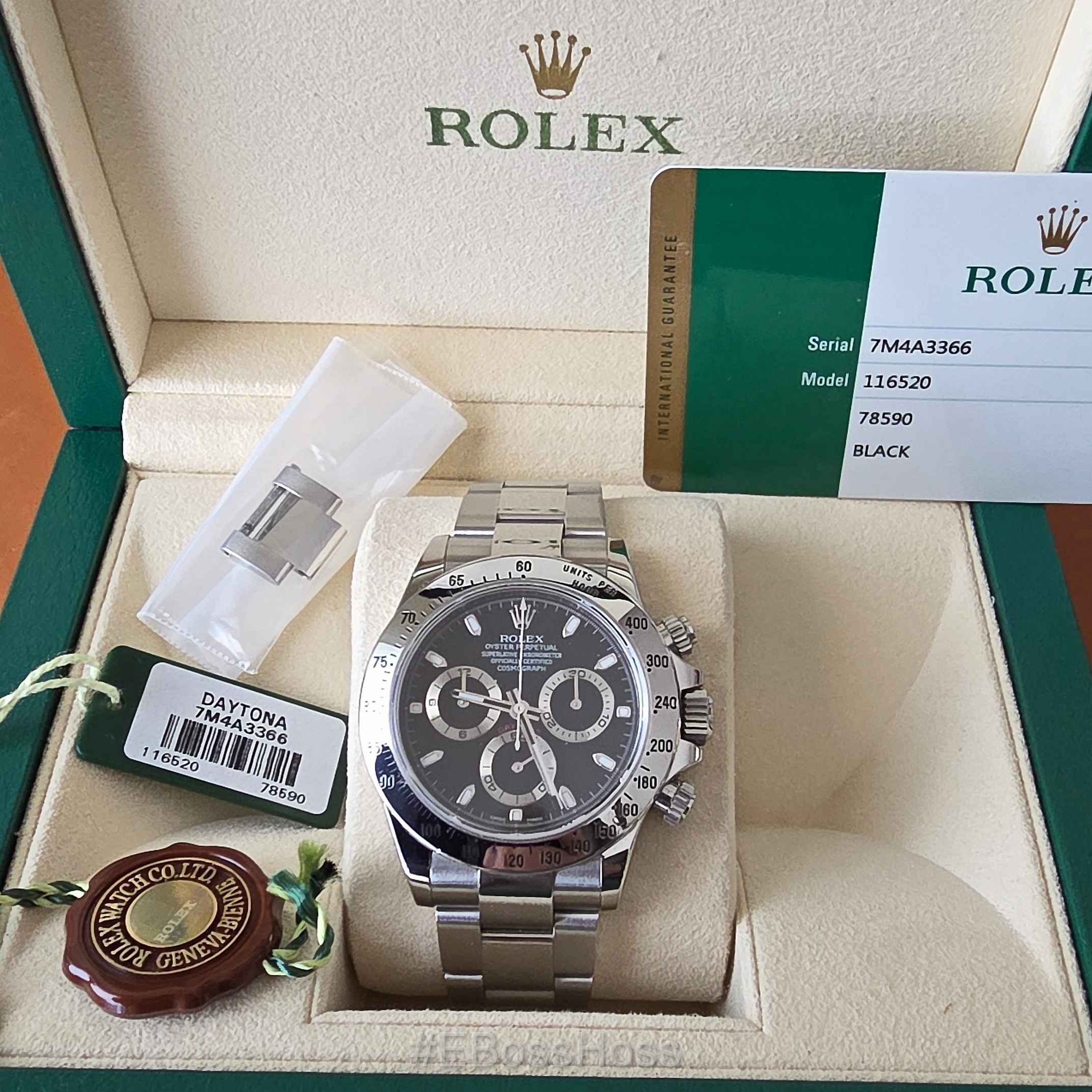 ROLEX SS Cosmograph Daytona - Ref 116520