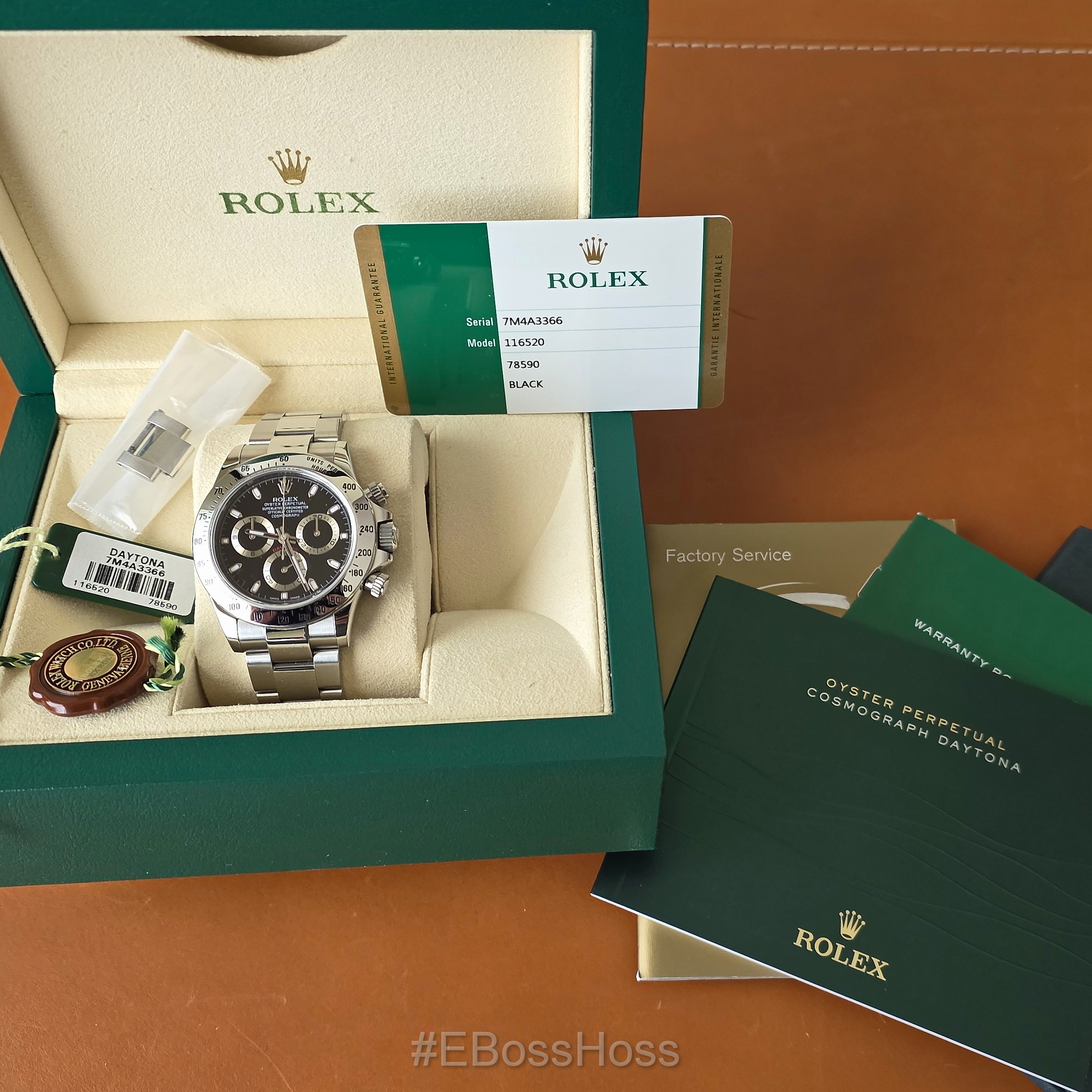 ROLEX SS Cosmograph Daytona - Ref 116520
