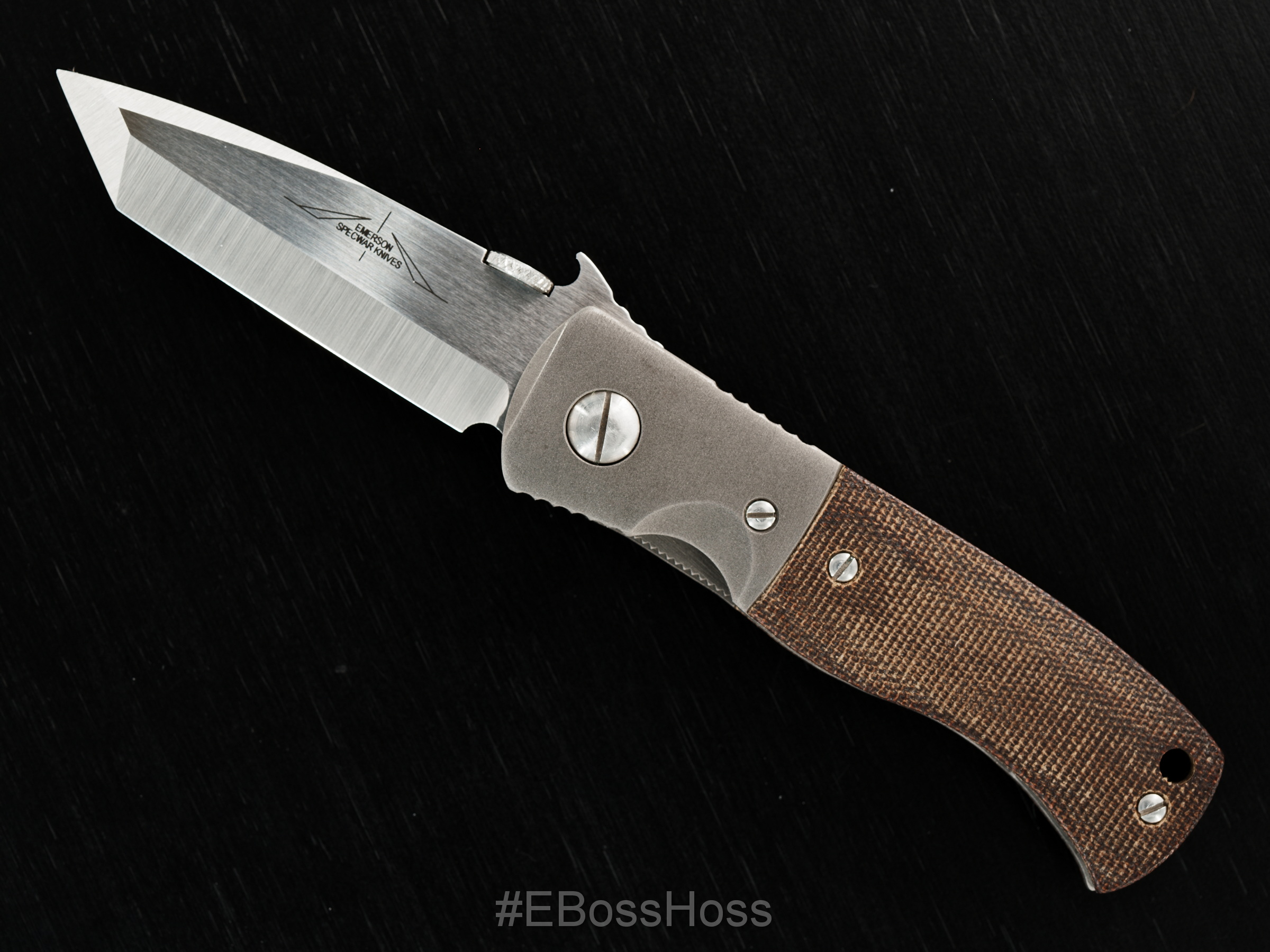 Ernie Emerson Custom Mini-CQC-7 Waved