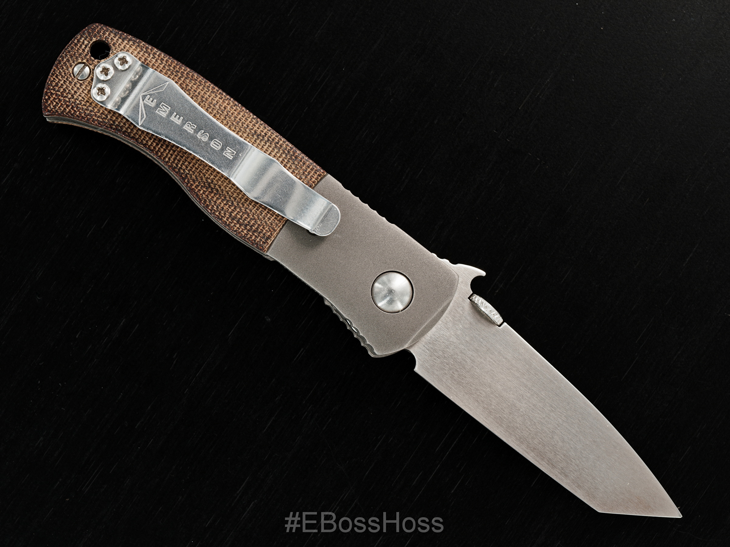 Ernie Emerson Custom Mini-CQC-7 Waved