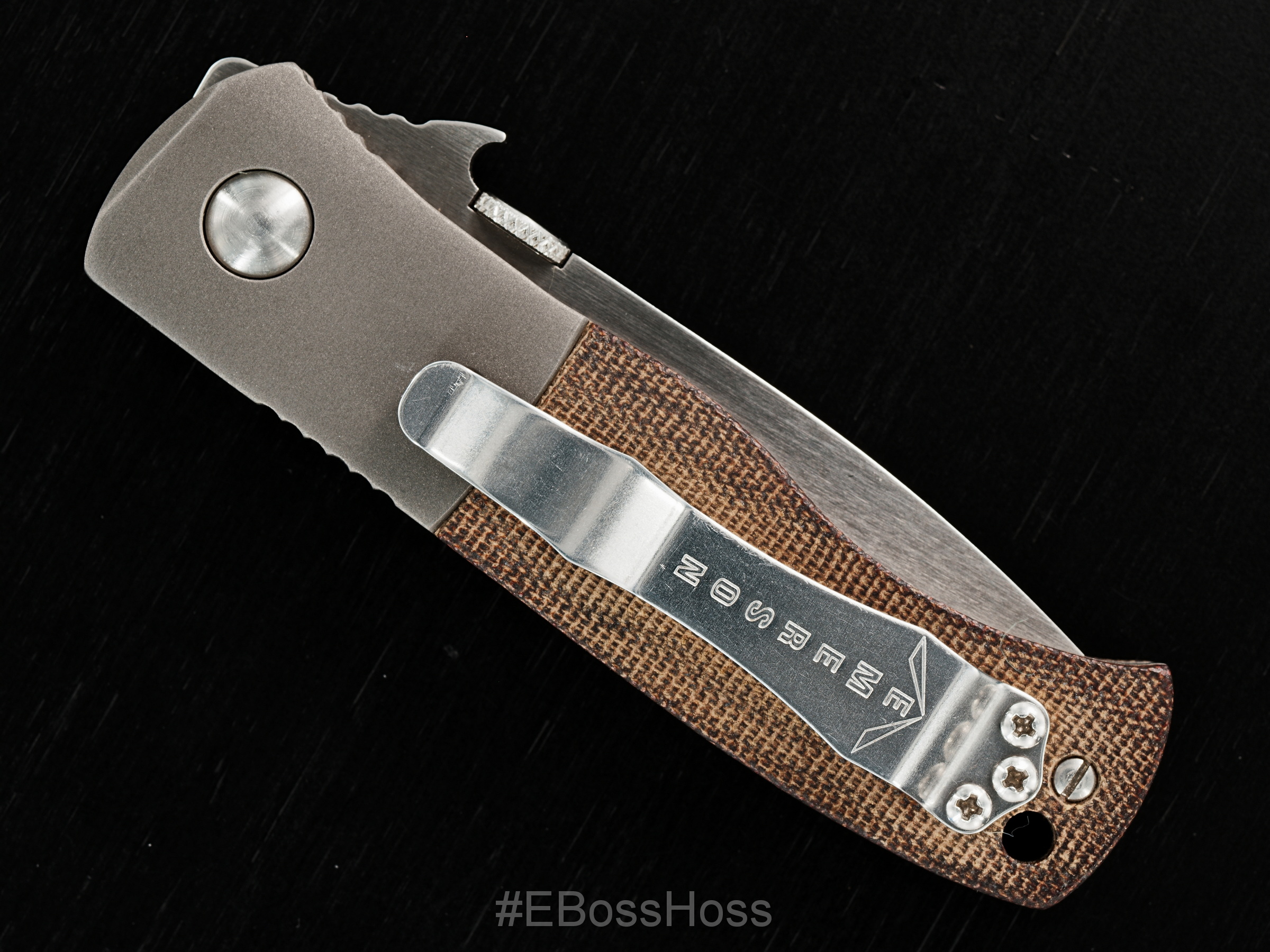 Ernie Emerson Custom Mini-CQC-7 Waved