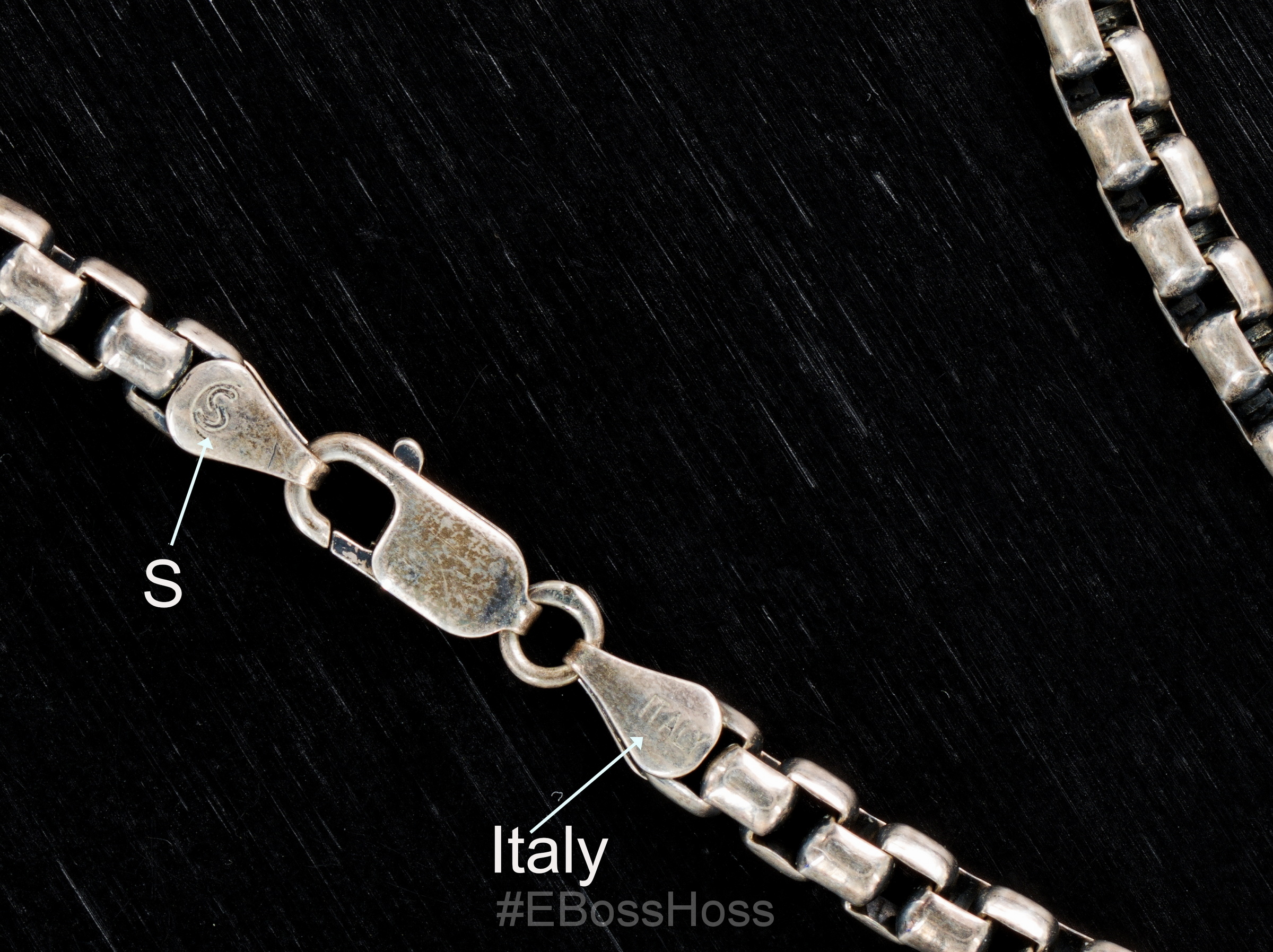 Vintage Steel Flame Sterling Custom Cancer Killbox / 20'' KB "925" Chain by Derrick Obatake
