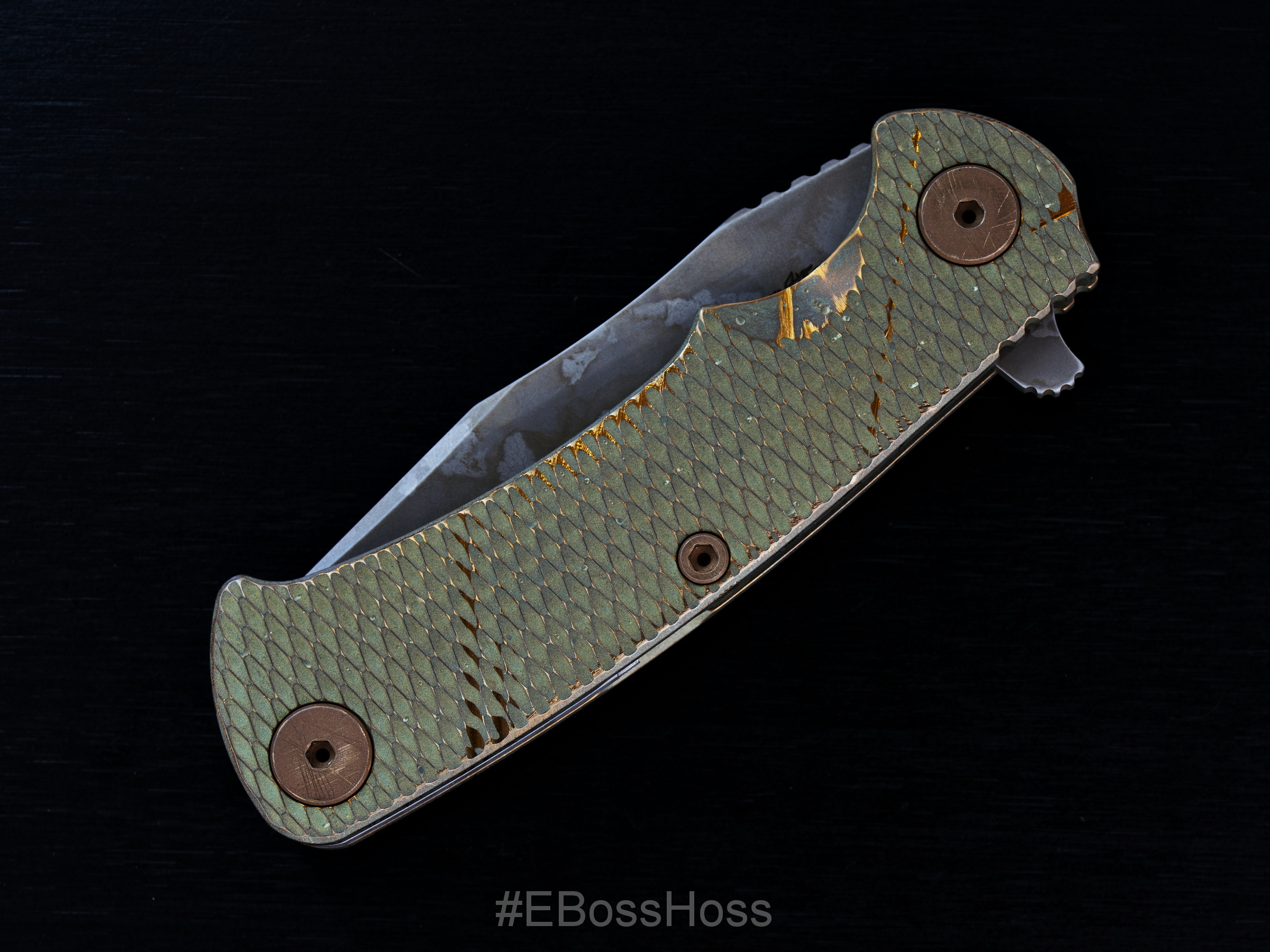 Hinderer Knives BPU Project X Clip Point Flipper
