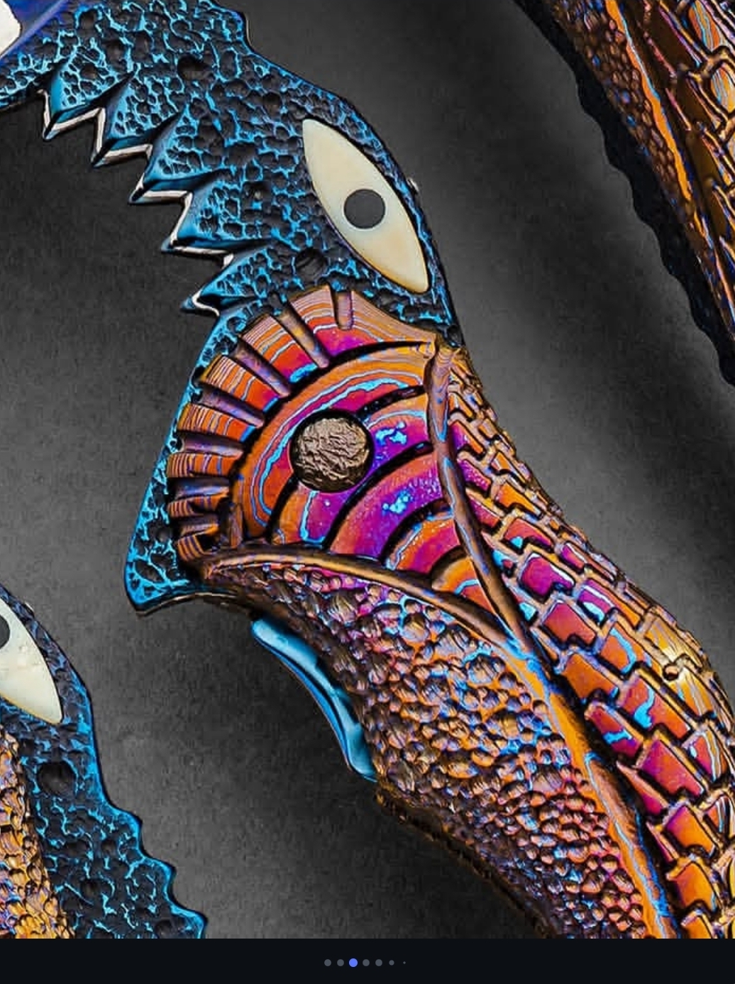 Corey Martin Sole-Authored Custom Very Deluxe ''Shipwreck'' Knife and Disply Stand