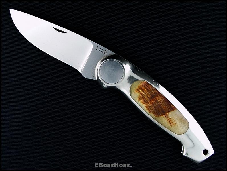 Jimmy Lile Button Lock Folding Hunter