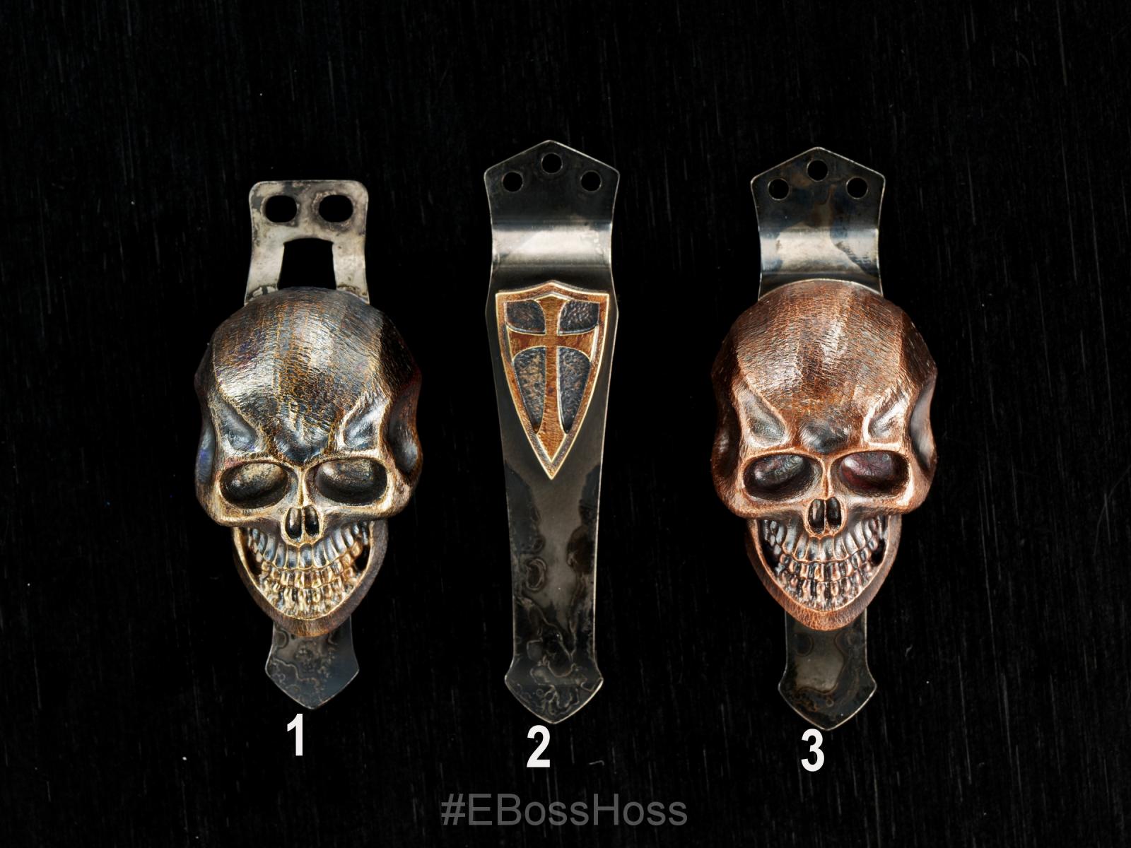 Steel Flame Pocket Clips