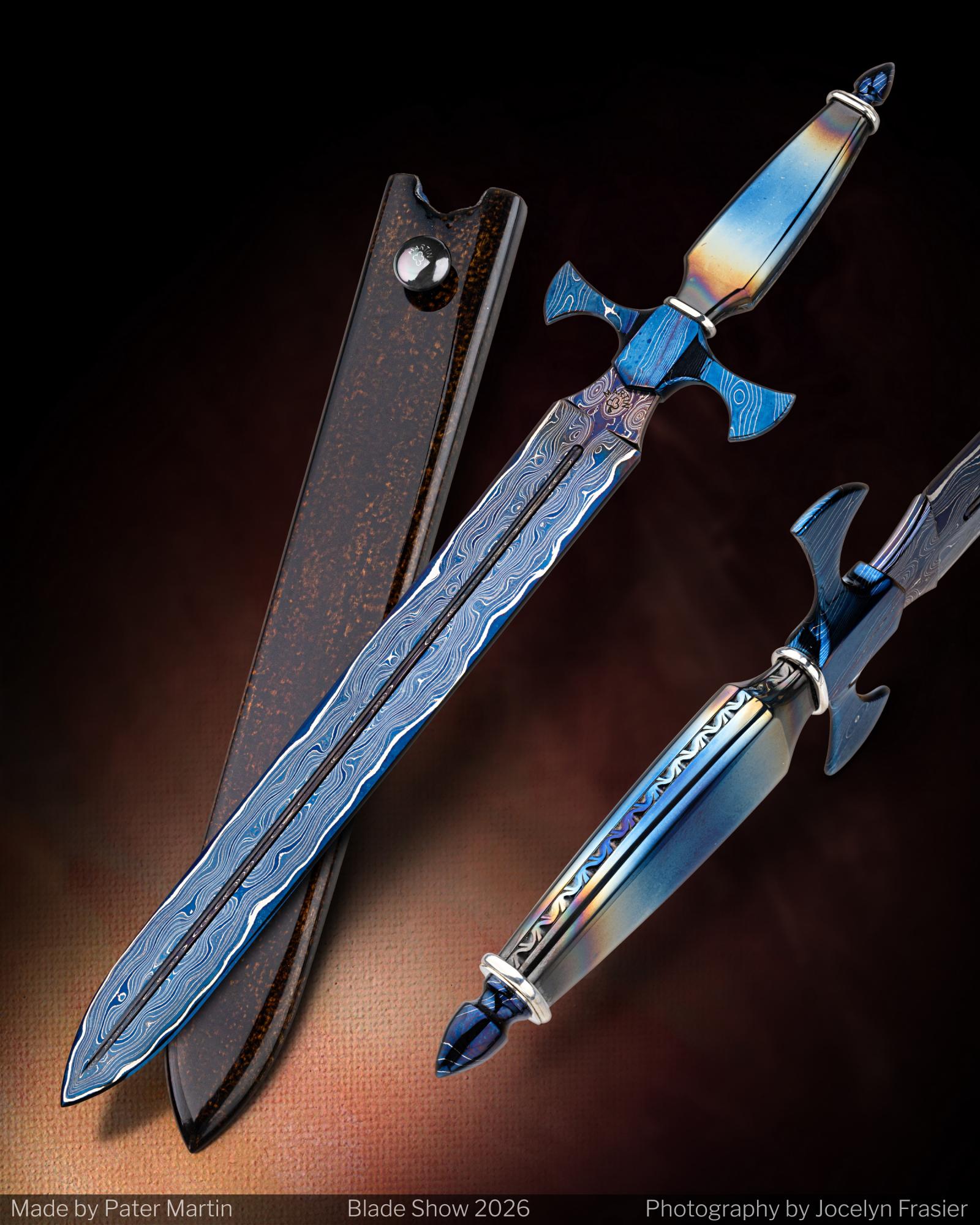 Peter Martin Custom Very Deluxe Dagger and Scabbard