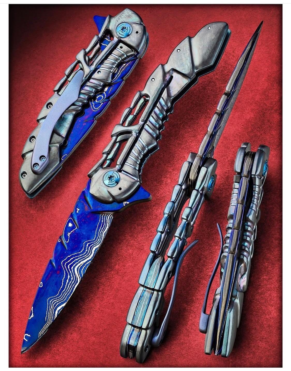Corey Martin Custom Hand-Carved ''Bio-Mechanical'' Flipper